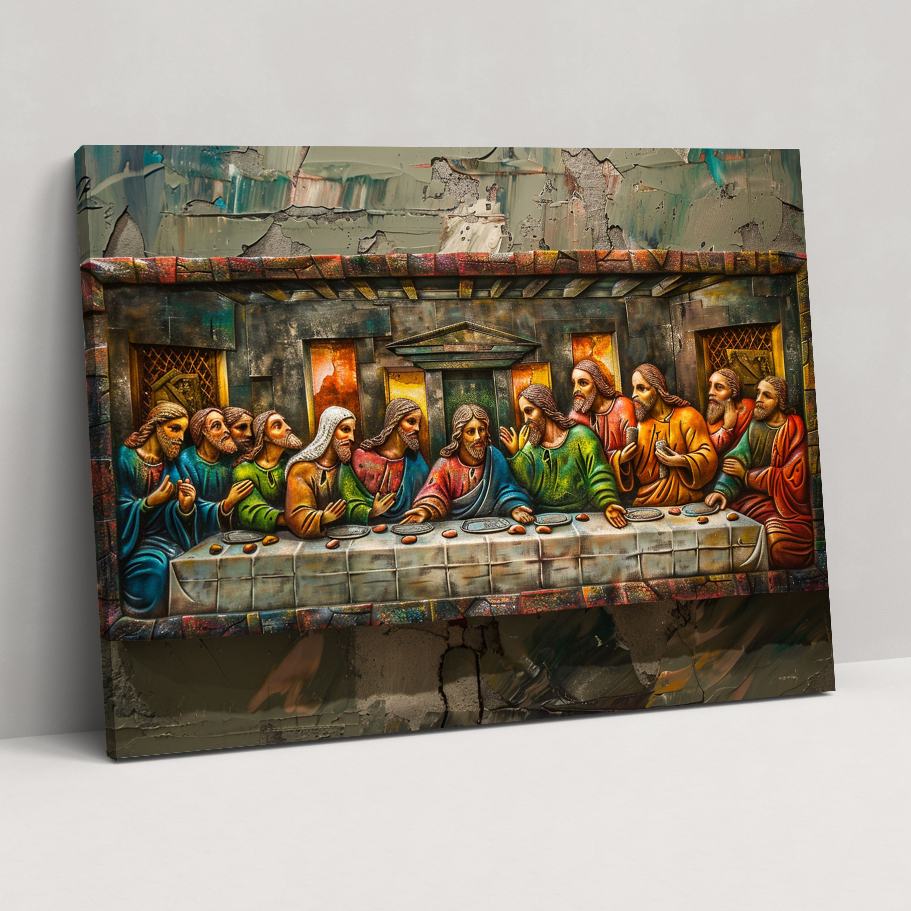 Iconic Last Supper Wall Decoration - Leonardo Da Vinci, Leonardo Da Vinci, Canvas, Canvas Wall Art