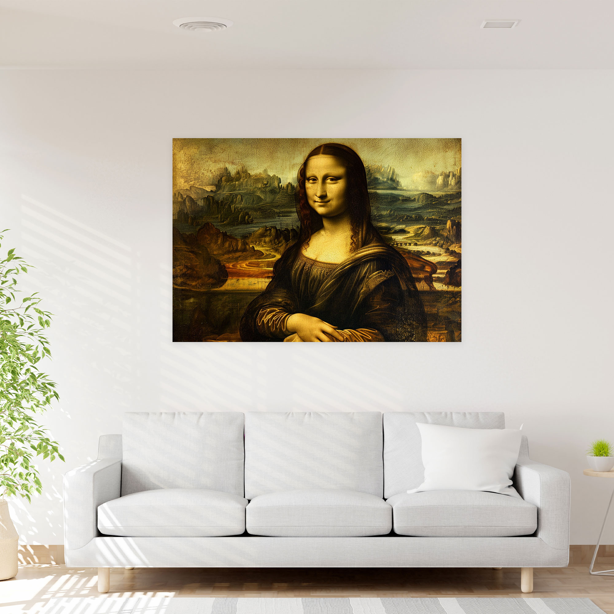 Leonardo Da Vinci Kanvas Tablo - Duvar Dekorasyonu için Leonardo Da Vinci Kanvas Tablo Duvar Sanatı
