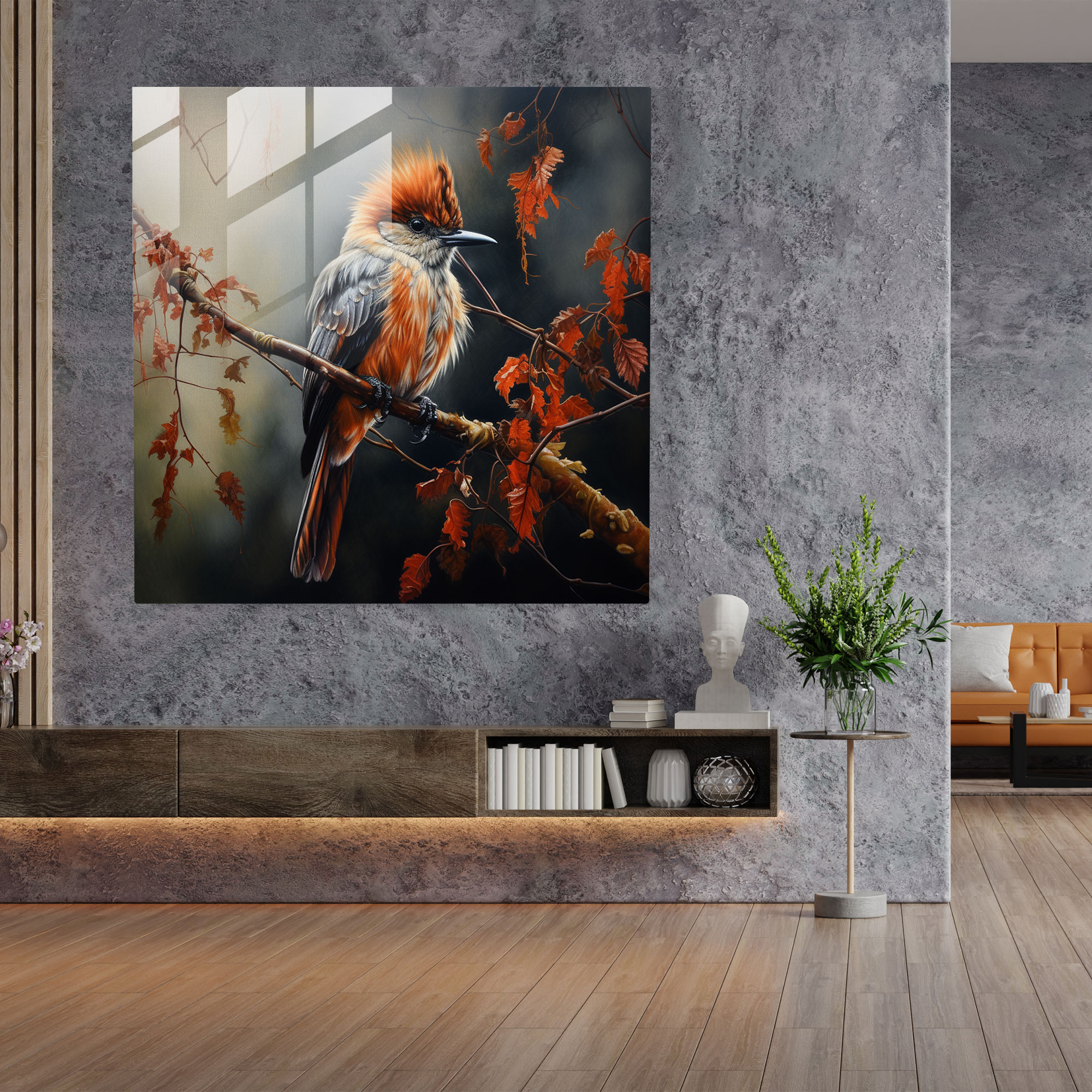 Lenticular Glass Print - Realistic Oil Painting Glass Wall Art - Lenticular, Home Decoration, Realistic Painting, Wall Decoration