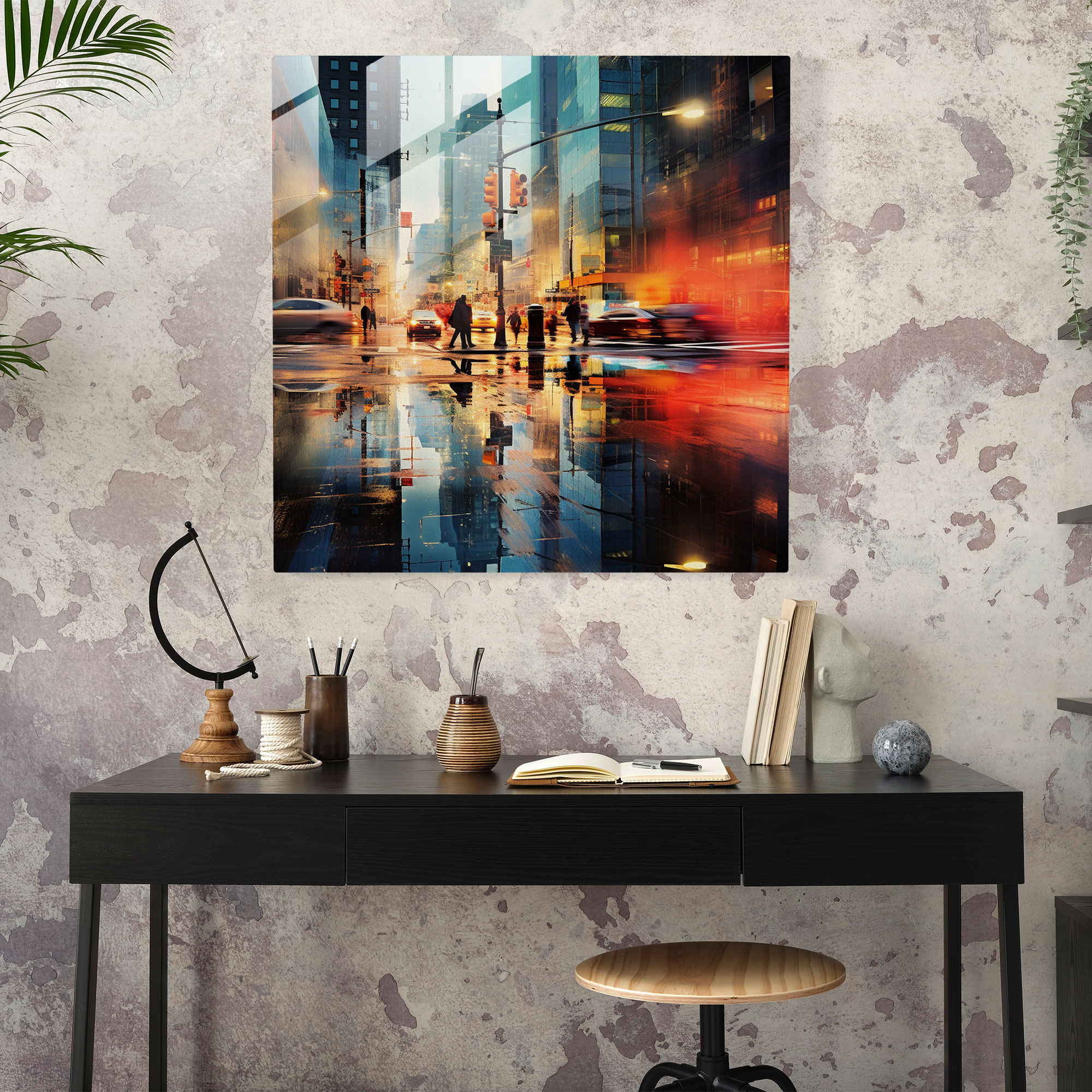 Lenticular Glass Print - Urban Abstract Photography - Lenticular, Wall Decoration, Home Decoration, Urban Abstract Photography