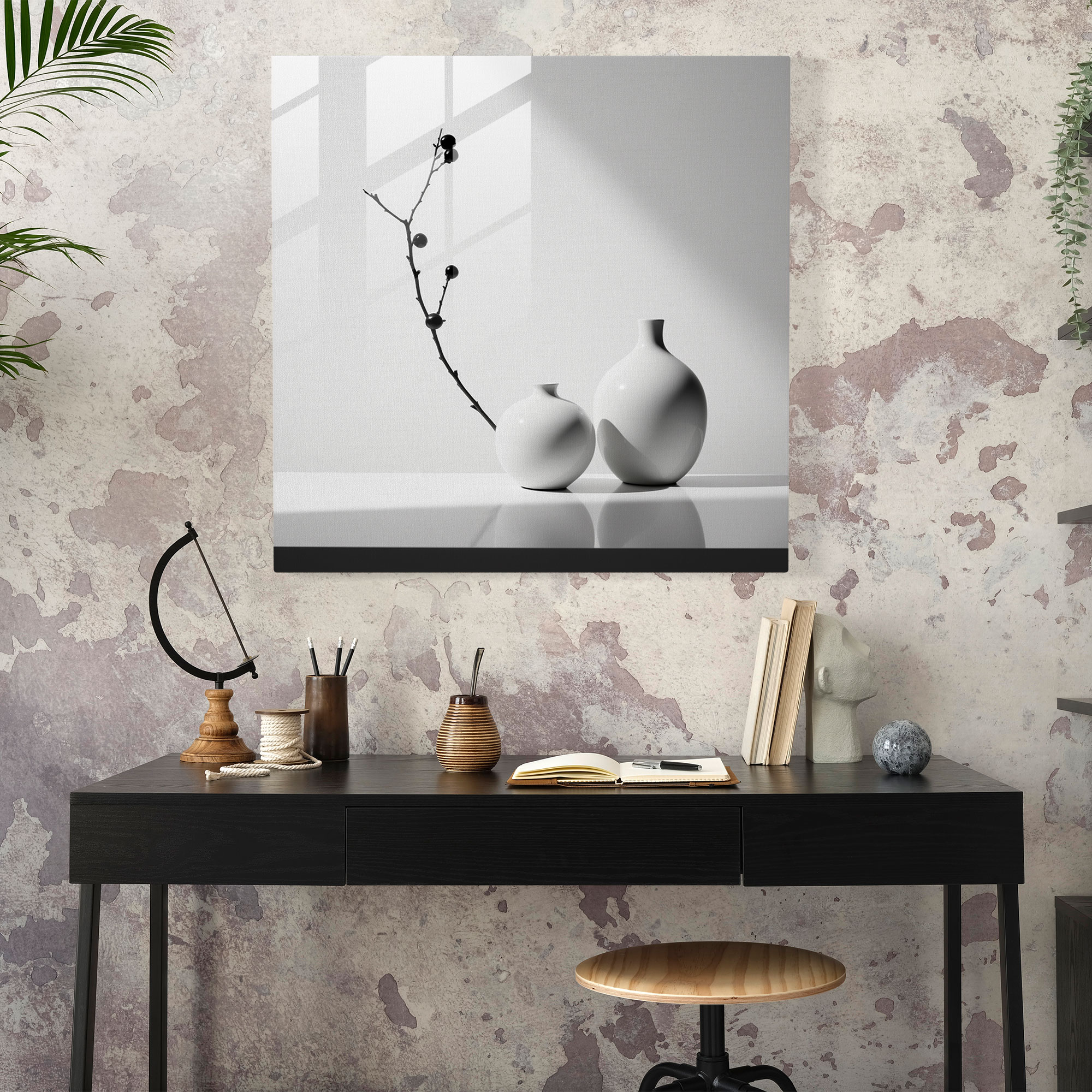 Lenticular Glass Print - Minimalist Elegance - Lenticular, Lenticular, Glass Print, Modern Art