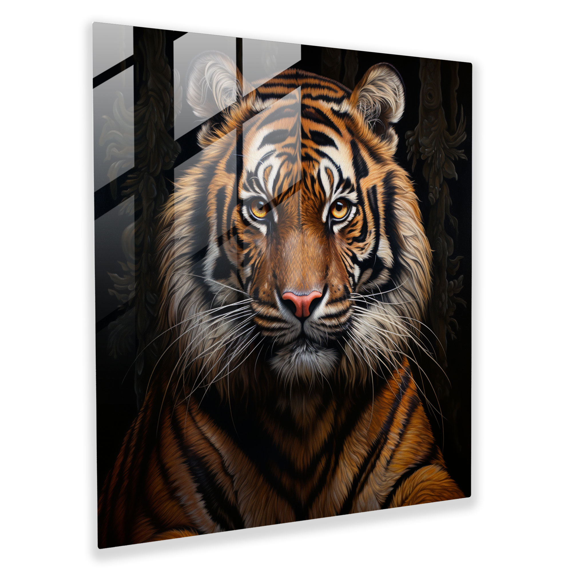 Lenticular Glasbild - Majestätische Tierwelt - Zuhause Dekoration Moderne Kunst Wanddeko