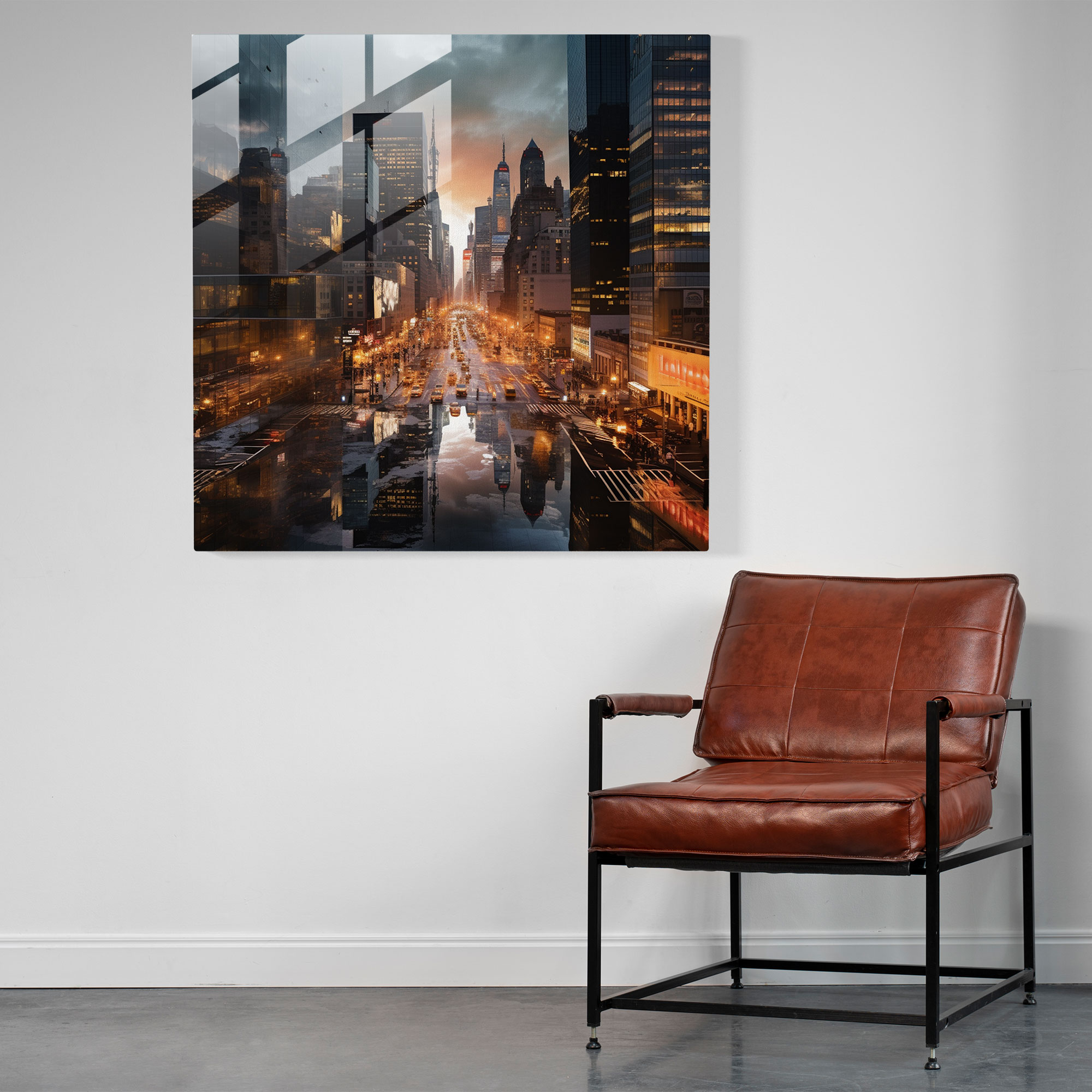 Glass Wall Decoration - Urban Lenticular Photographic Print - Lenticular, Wall Decoration, Glass Wall Art, Modern Art