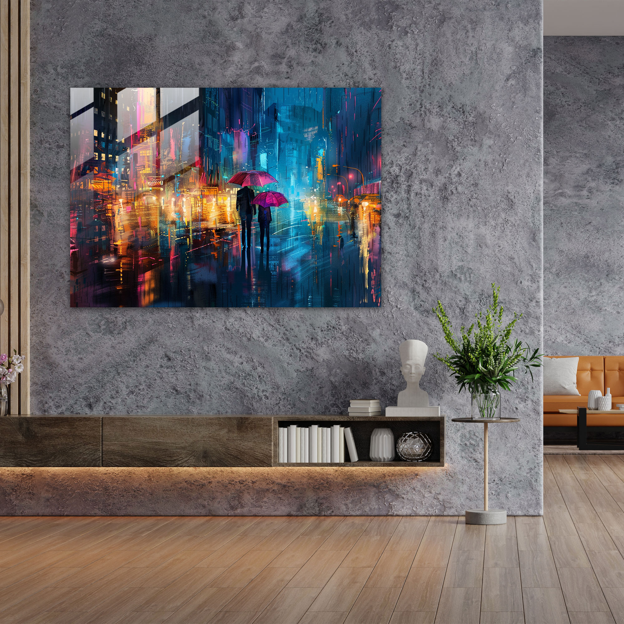 Leonid Afremov Glass Print Wall Decoration - Leonid Afremov, Glass Wall Art, Home Decoration, Leonid Afremov