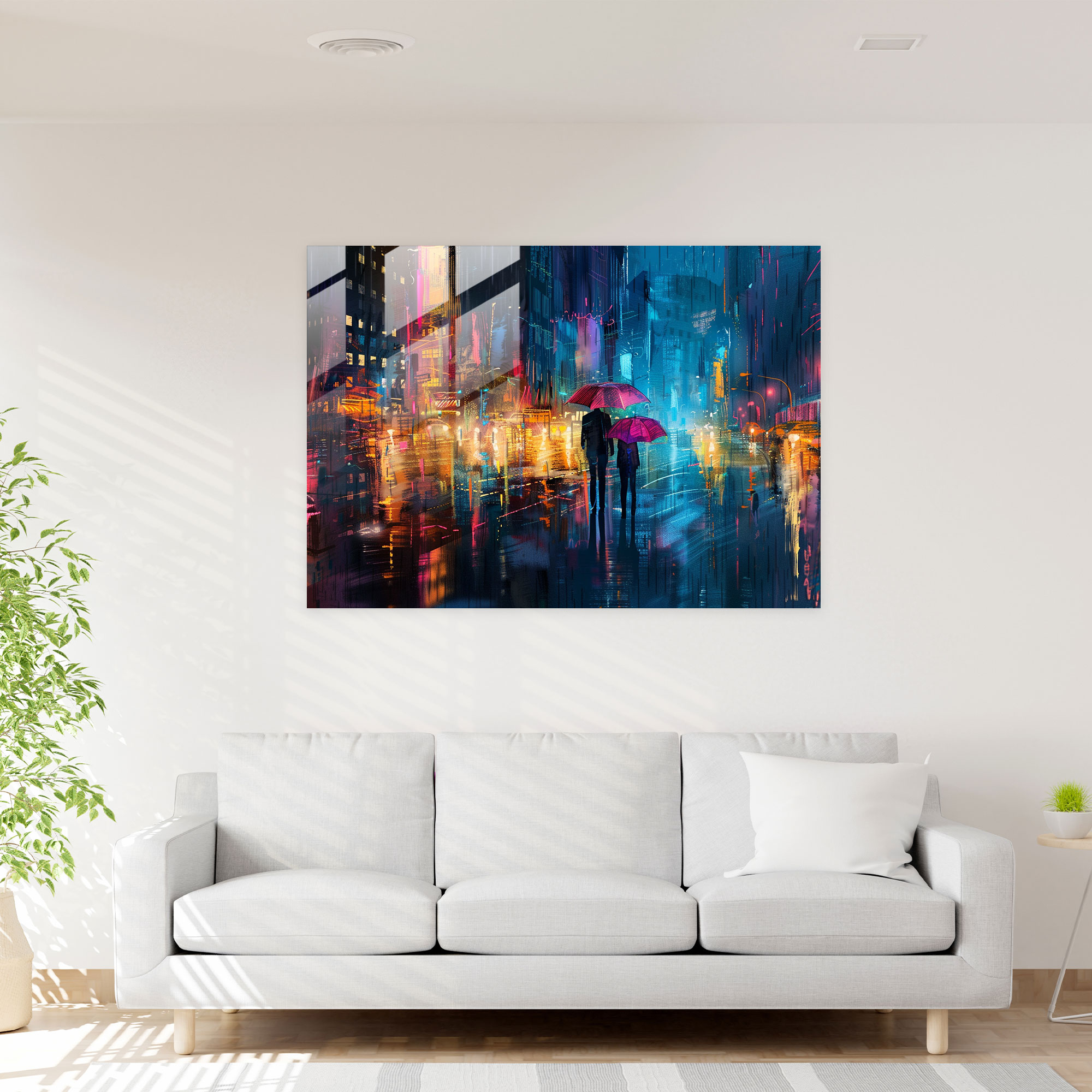 Leonid Afremov Glass Print Wall Decoration - Leonid Afremov, Glass Wall Art, Home Decoration, Leonid Afremov