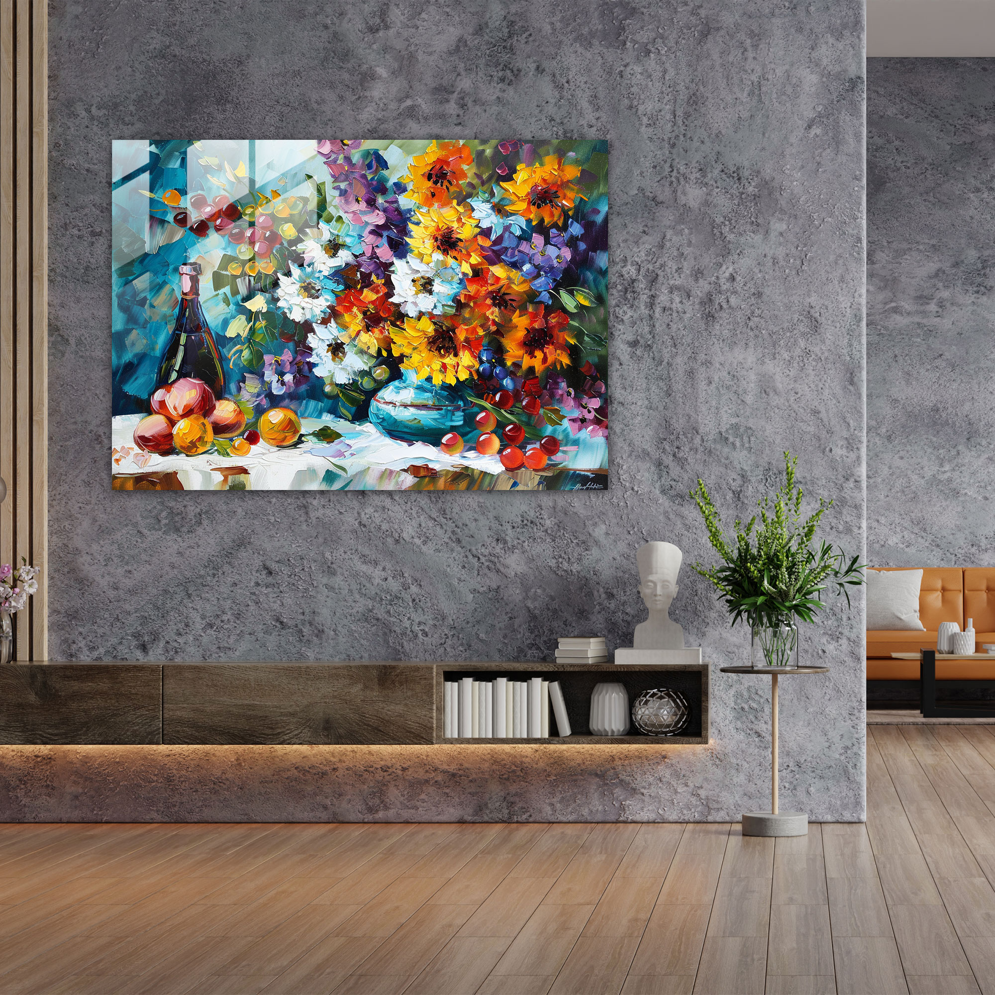 Leonid Afremov Wall Decoration - Leonid Afremov, Glass Art, Home Decoration, Glass Wall Art