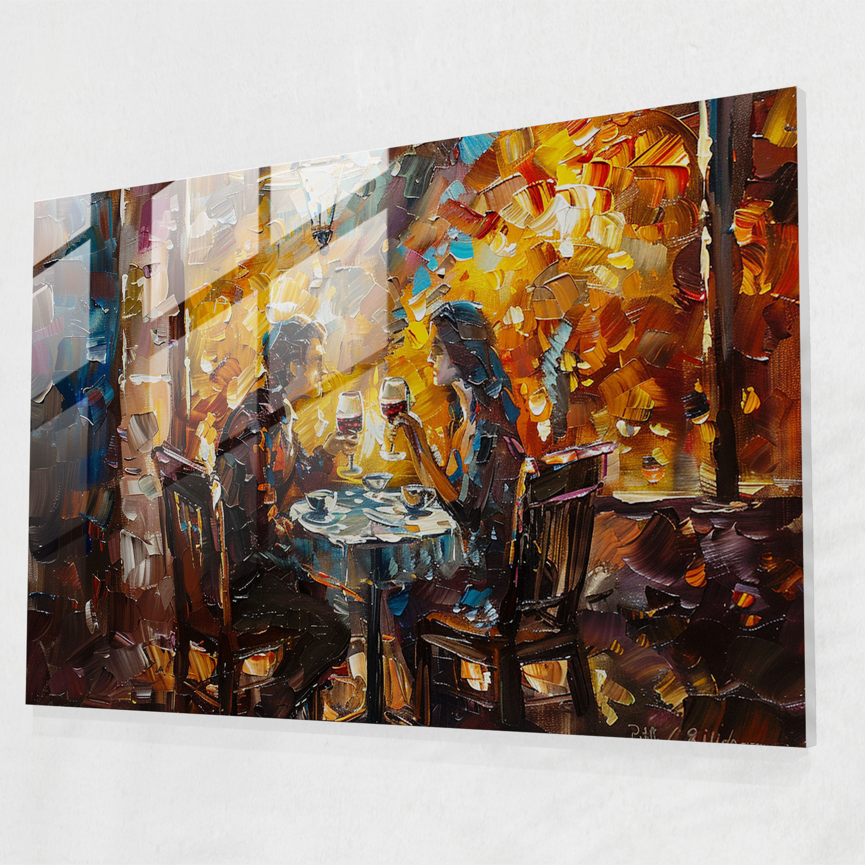 Leonid Afremov Glass Print - Leonid Afremov, Leonid Afremov, Wall Decoration, Glass Print