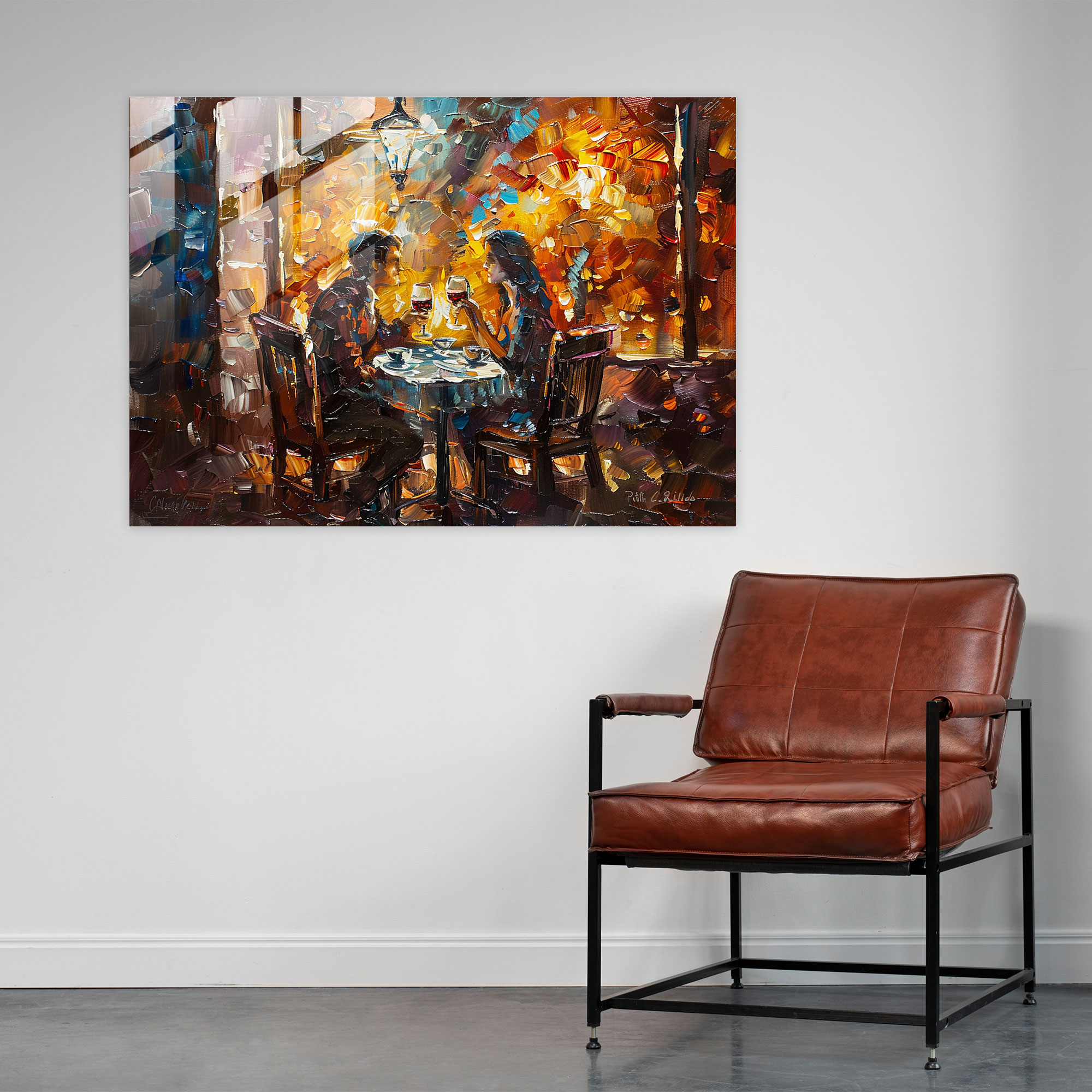 Leonid Afremov Glass Print - Leonid Afremov, Leonid Afremov, Wall Decoration, Glass Print
