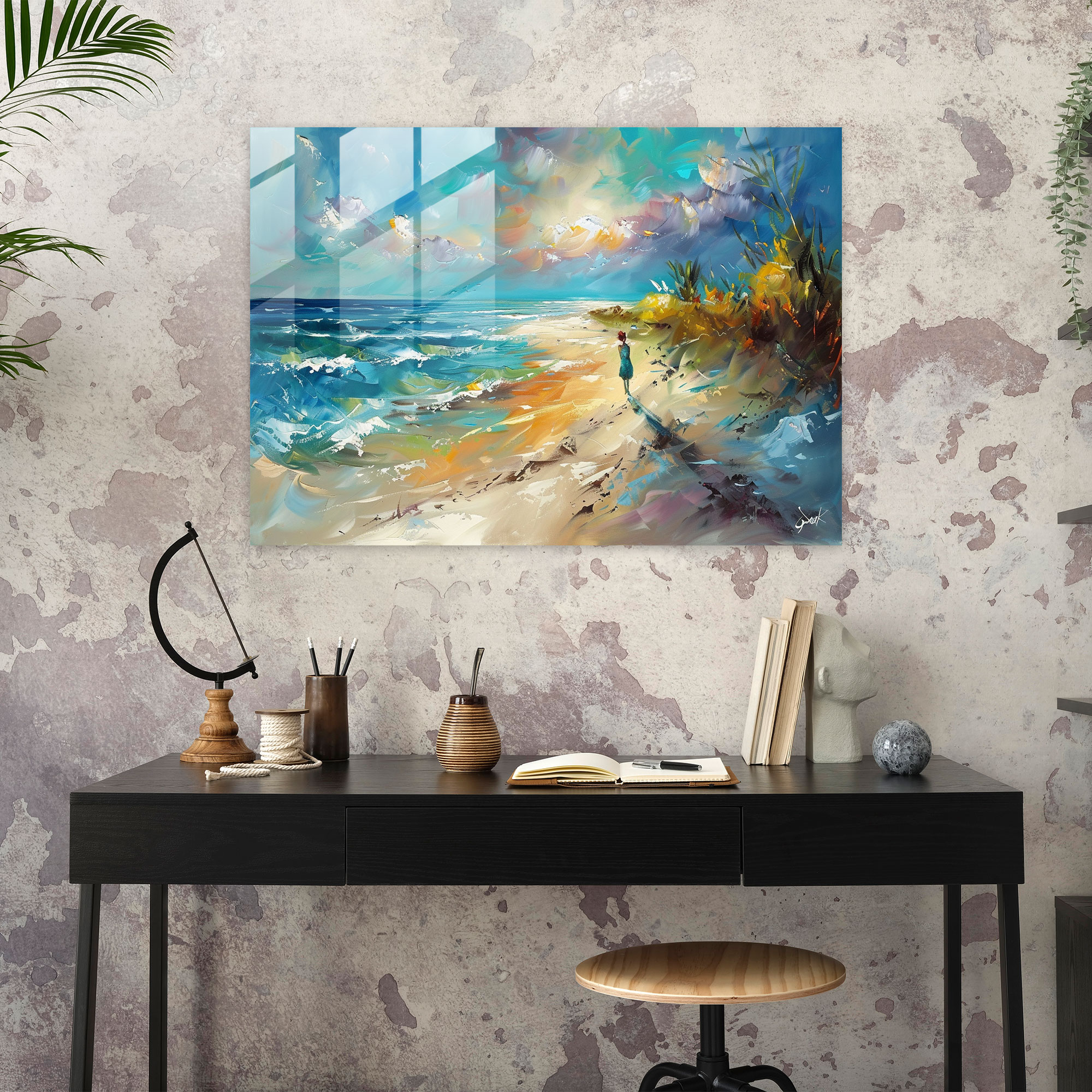 Leonid Afremov Home Decoration - Leonid Afremov, Glass Wall Art, Glass Art, Home Decoration