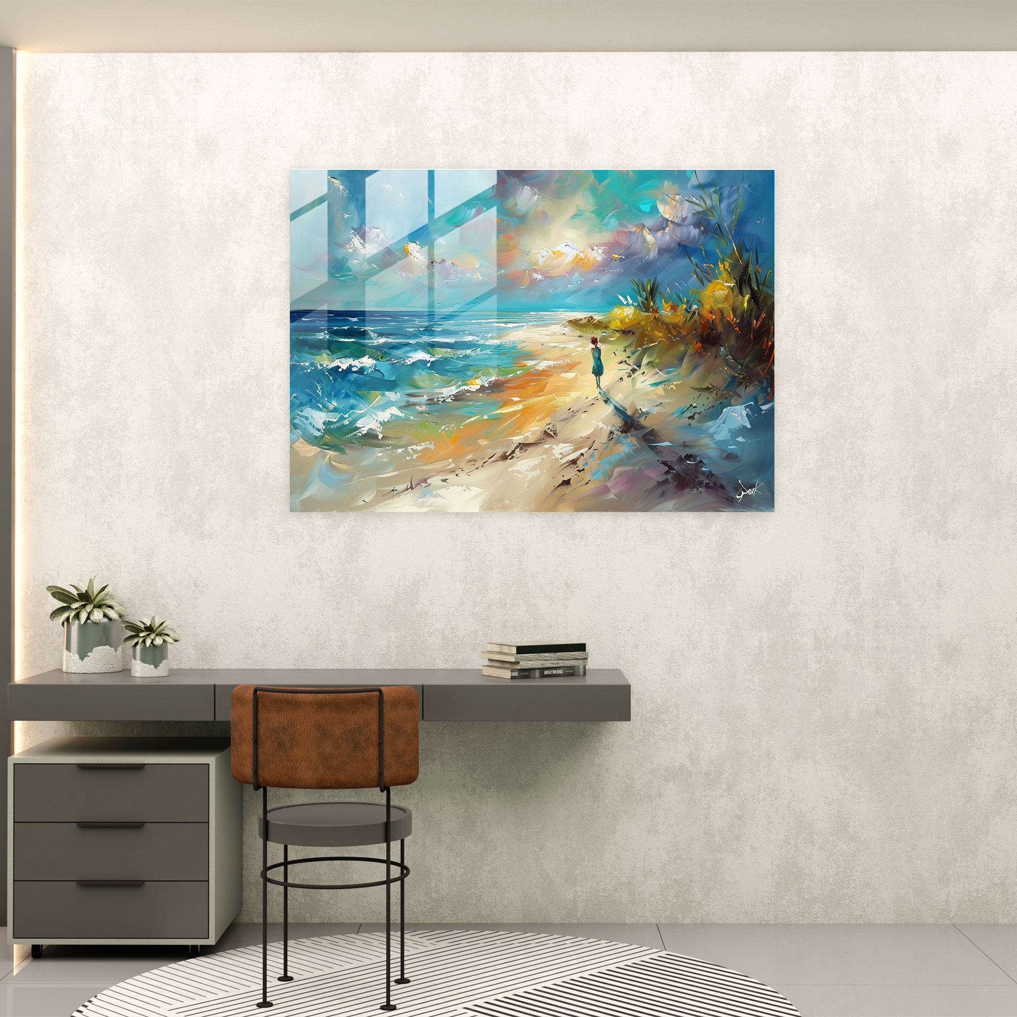 Leonid Afremov Home Decoration - Leonid Afremov, Glass Wall Art, Glass Art, Home Decoration