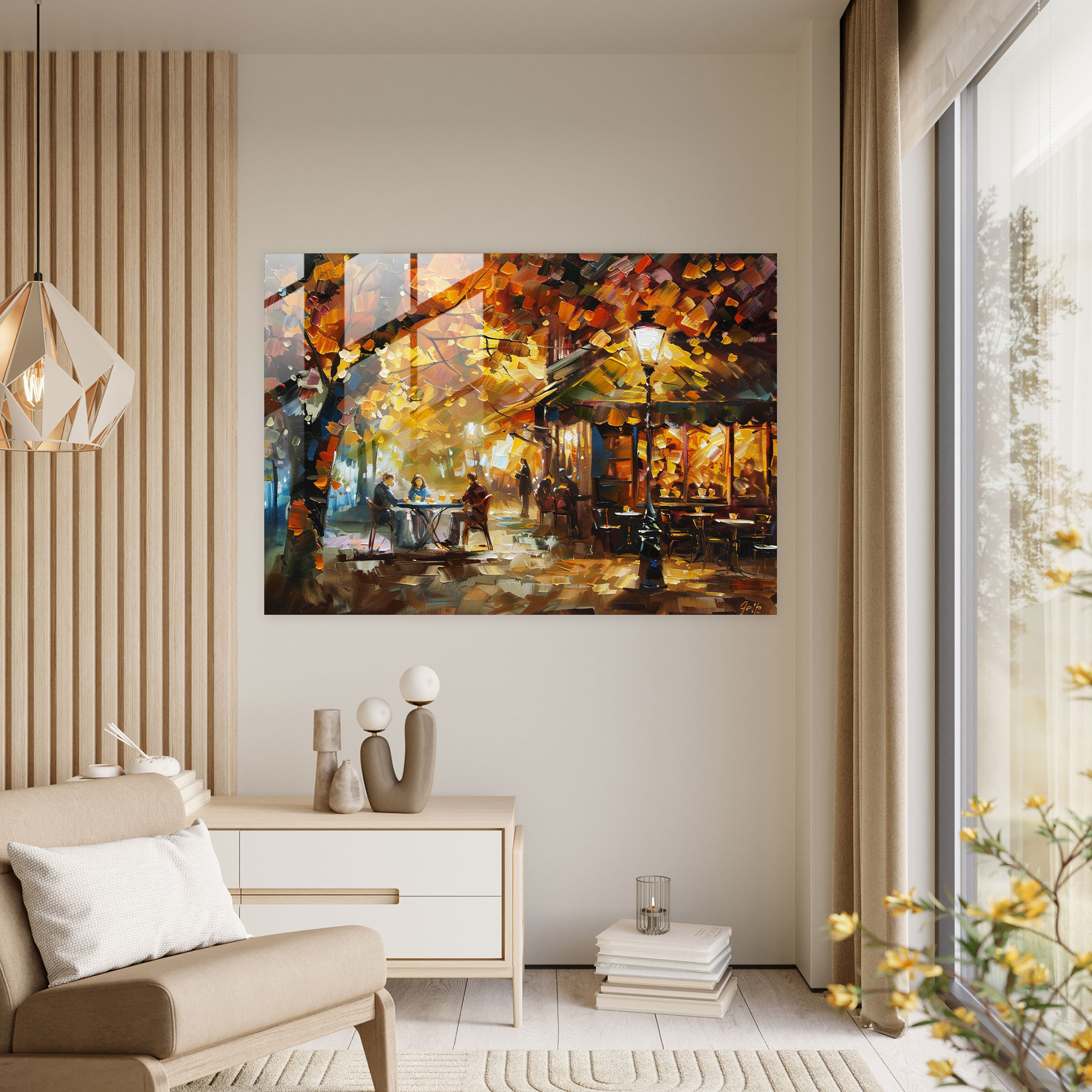 Leonid Afremov Glass Print - Leonid Afremov, Glass Wall Art, Home Decoration, Modern Art