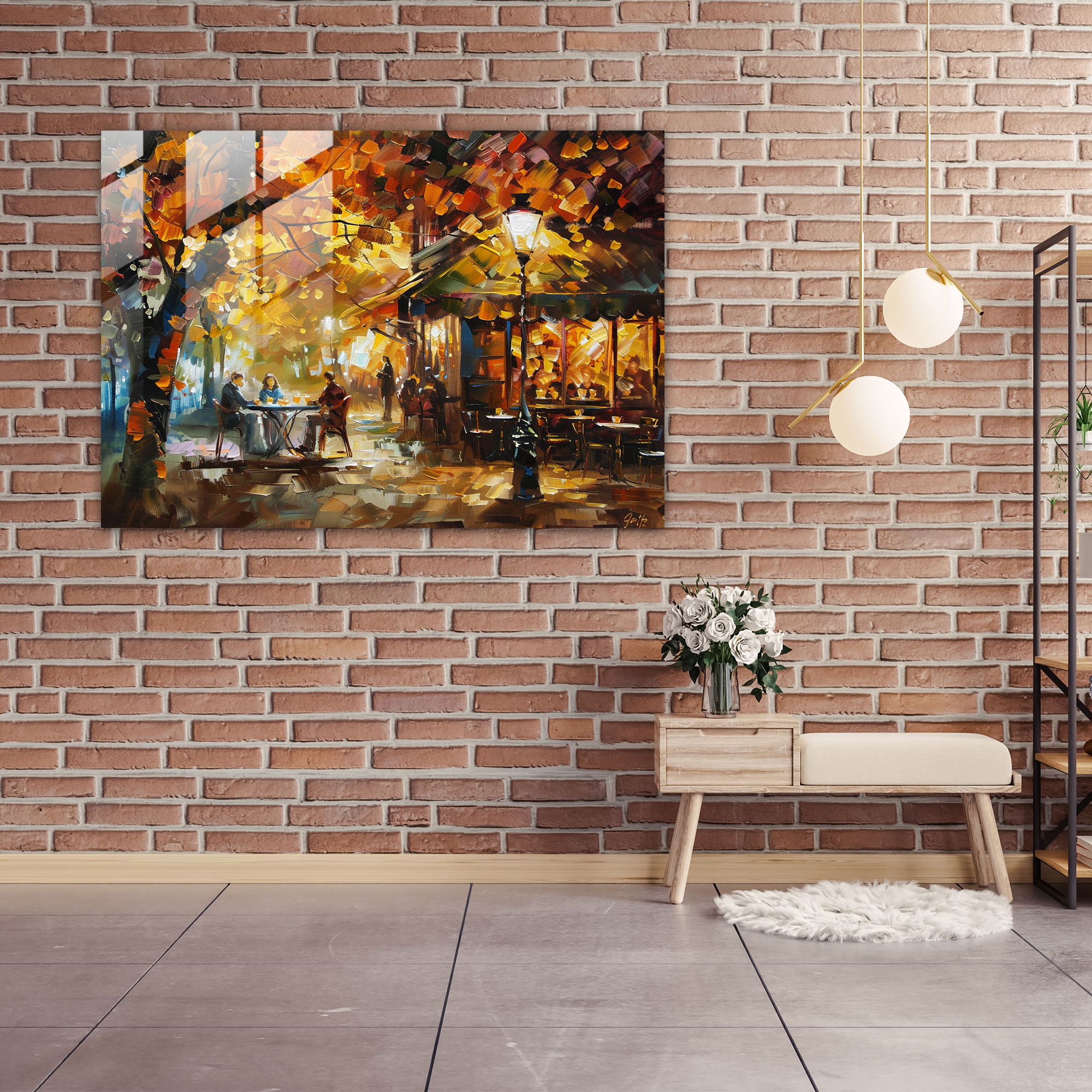 Leonid Afremov Glass Print - Leonid Afremov, Glass Wall Art, Home Decoration, Modern Art
