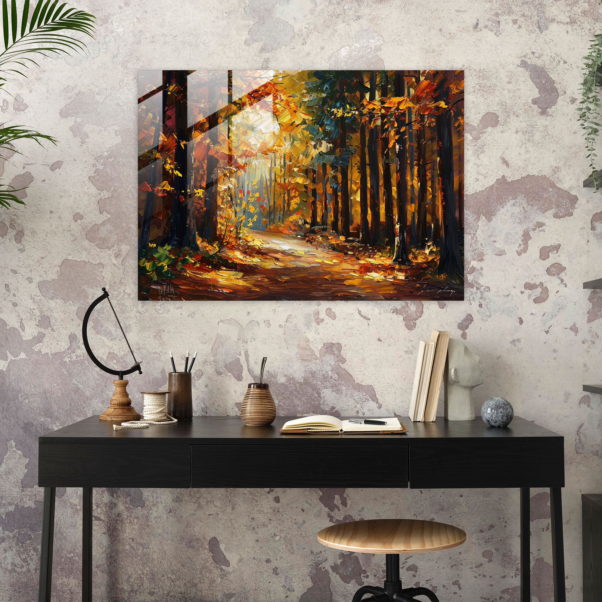 Leonid Afremov Glass Wall Art - Leonid Afremov, Home Decoration, Leonid Afremov, Wall Decoration