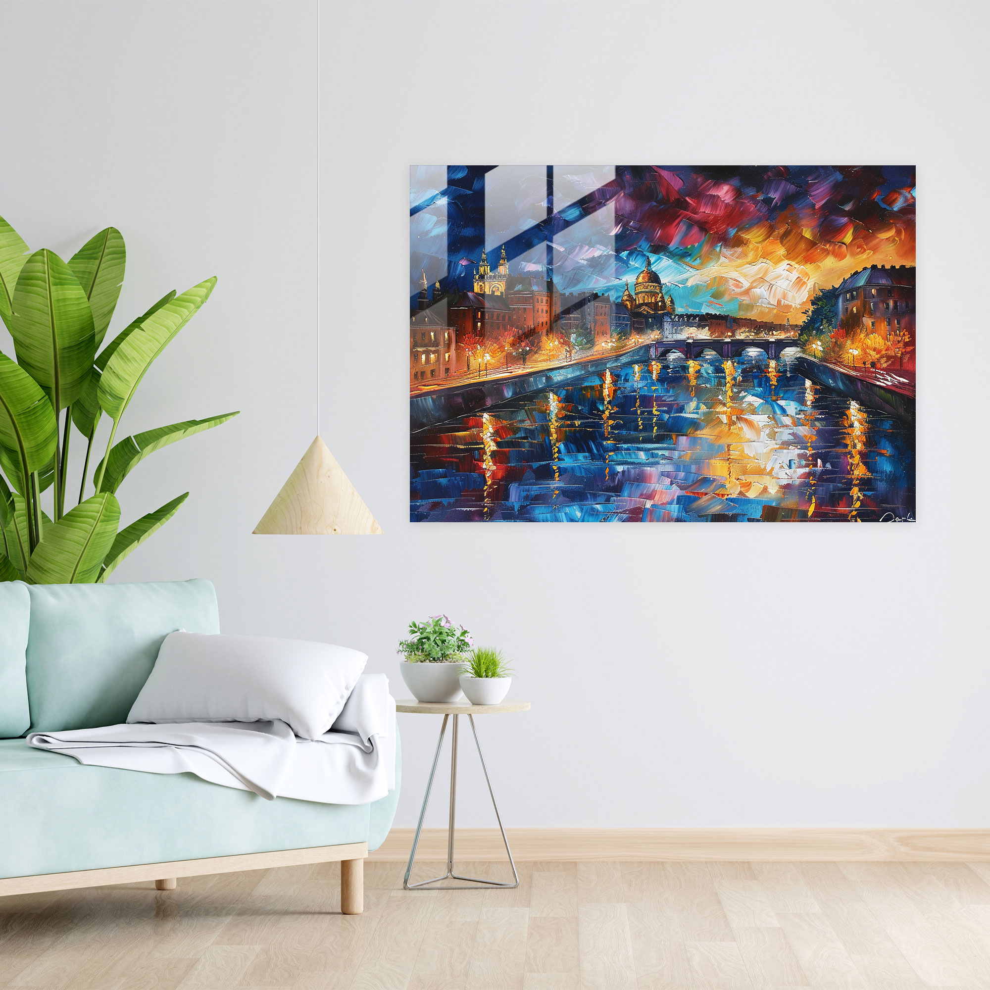 Leonid Afremov Glass Print - Leonid Afremov, Glass Wall Art, Wall Decoration, Glass Print