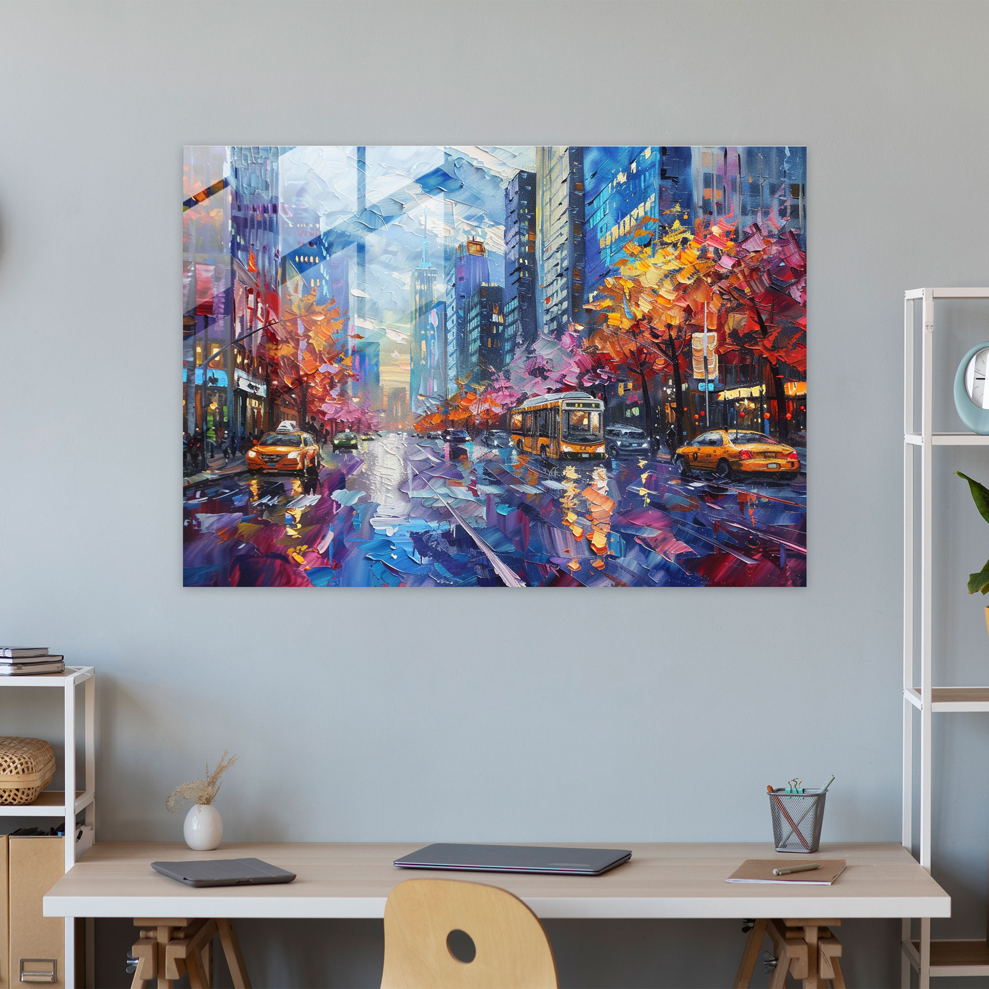 Leonid Afremov Glass Print Home Decoration - Leonid Afremov, Leonid Afremov, Glass Wall Art, Modern Art