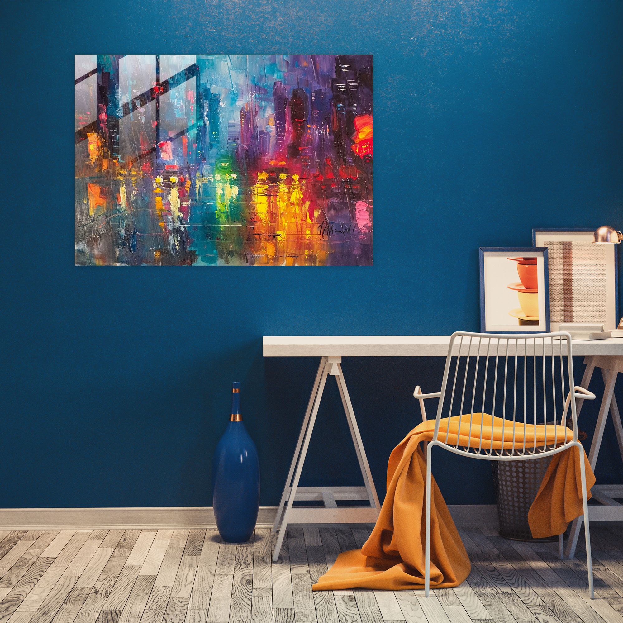 Leonid Afremov Glass Print Home Decoration - Leonid Afremov, Home Decoration, Leonid Afremov, Modern Art