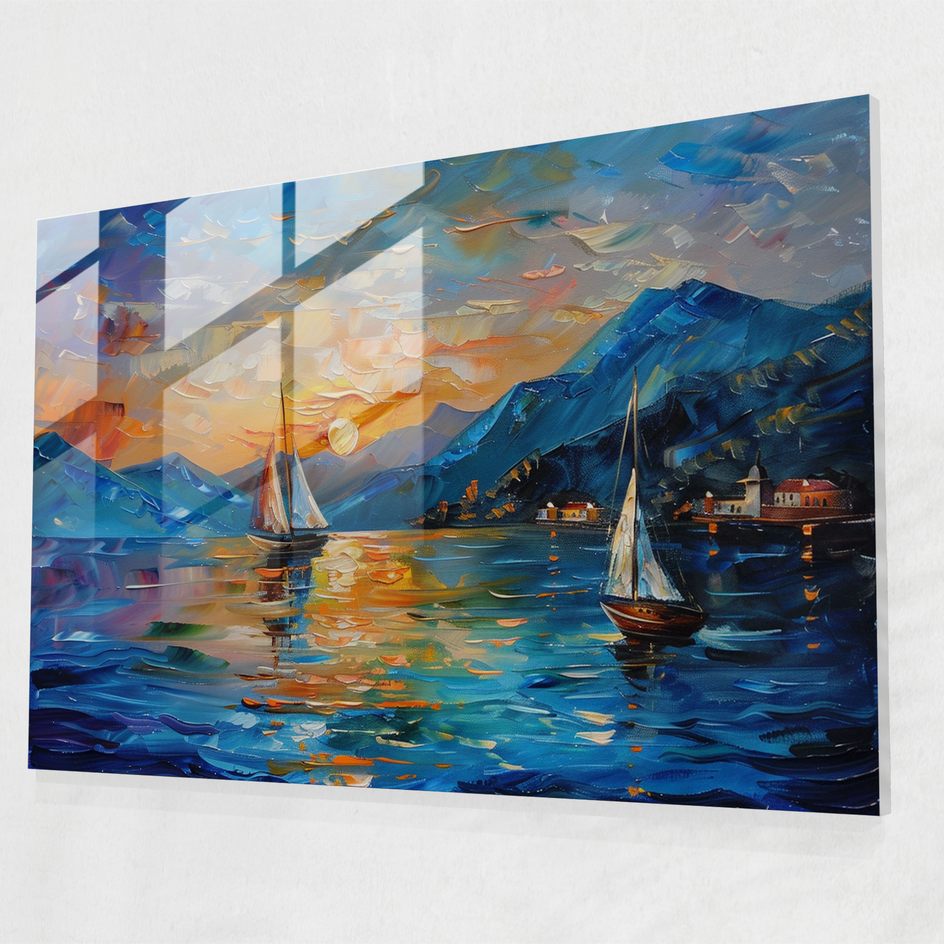 Leonid Afremov Glass Art Wall Decoration - Leonid Afremov, Modern Art, Wall Decoration, Leonid Afremov