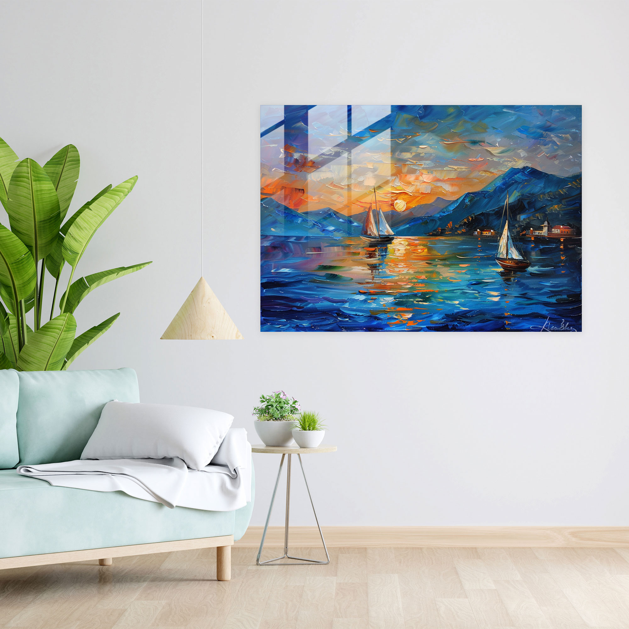 Leonid Afremov Glass Art Wall Decoration - Leonid Afremov, Modern Art, Wall Decoration, Leonid Afremov