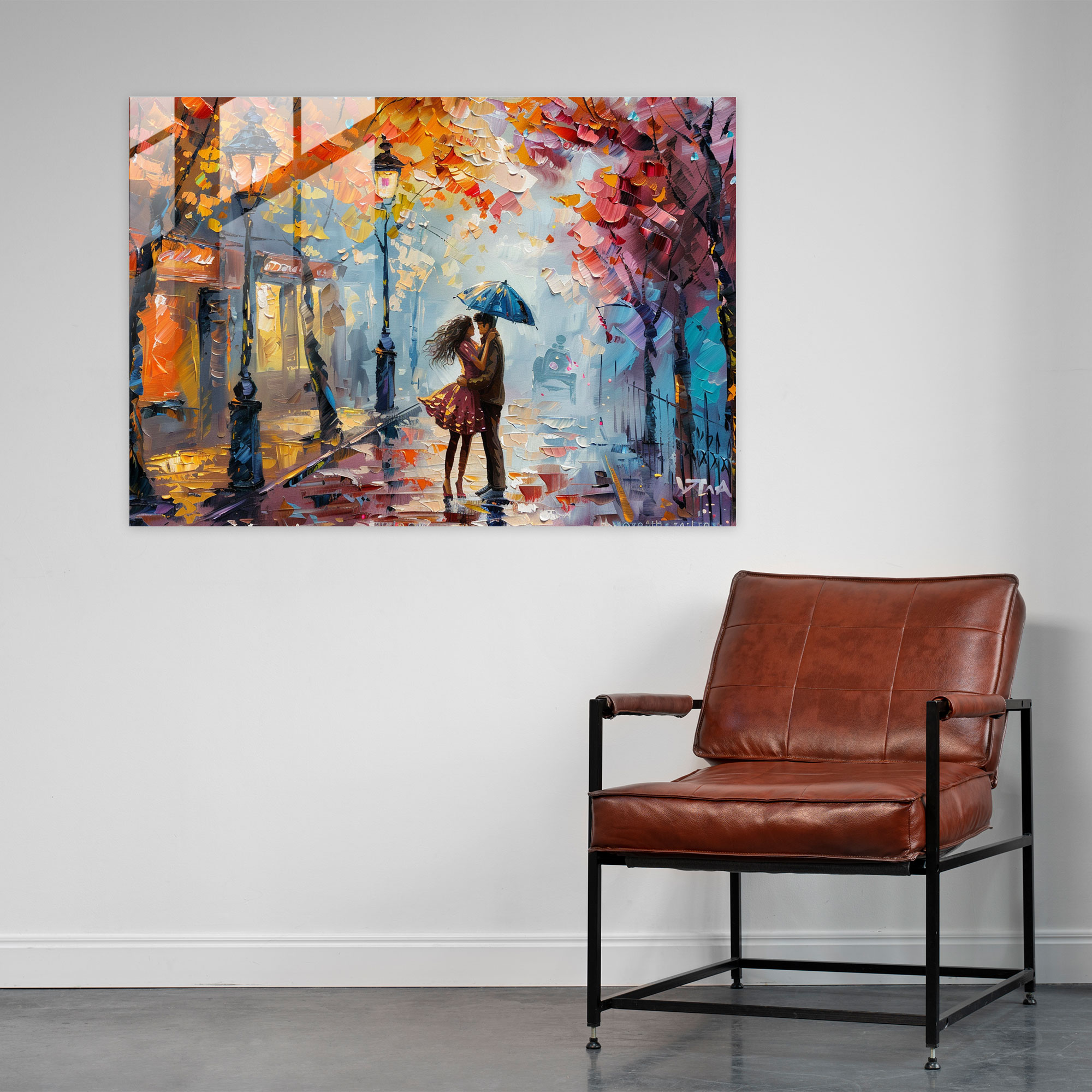 Leonid Afremov Glass Print Modern Art - Leonid Afremov, Modern Art, Home Decoration, Glass Art