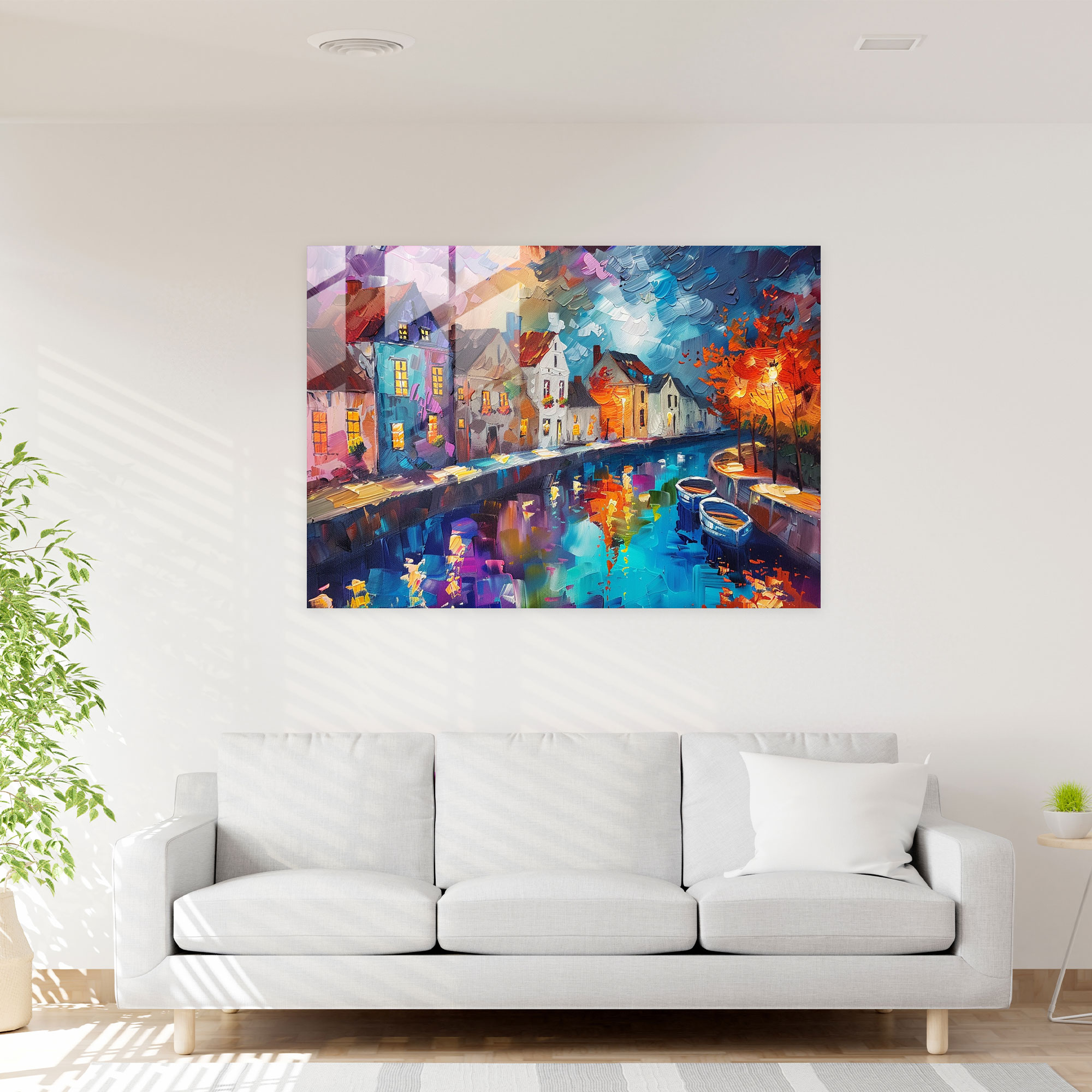 Leonid Afremov Glass Print Wall Decoration - Leonid Afremov, Wall Decoration, Leonid Afremov, Home Decoration