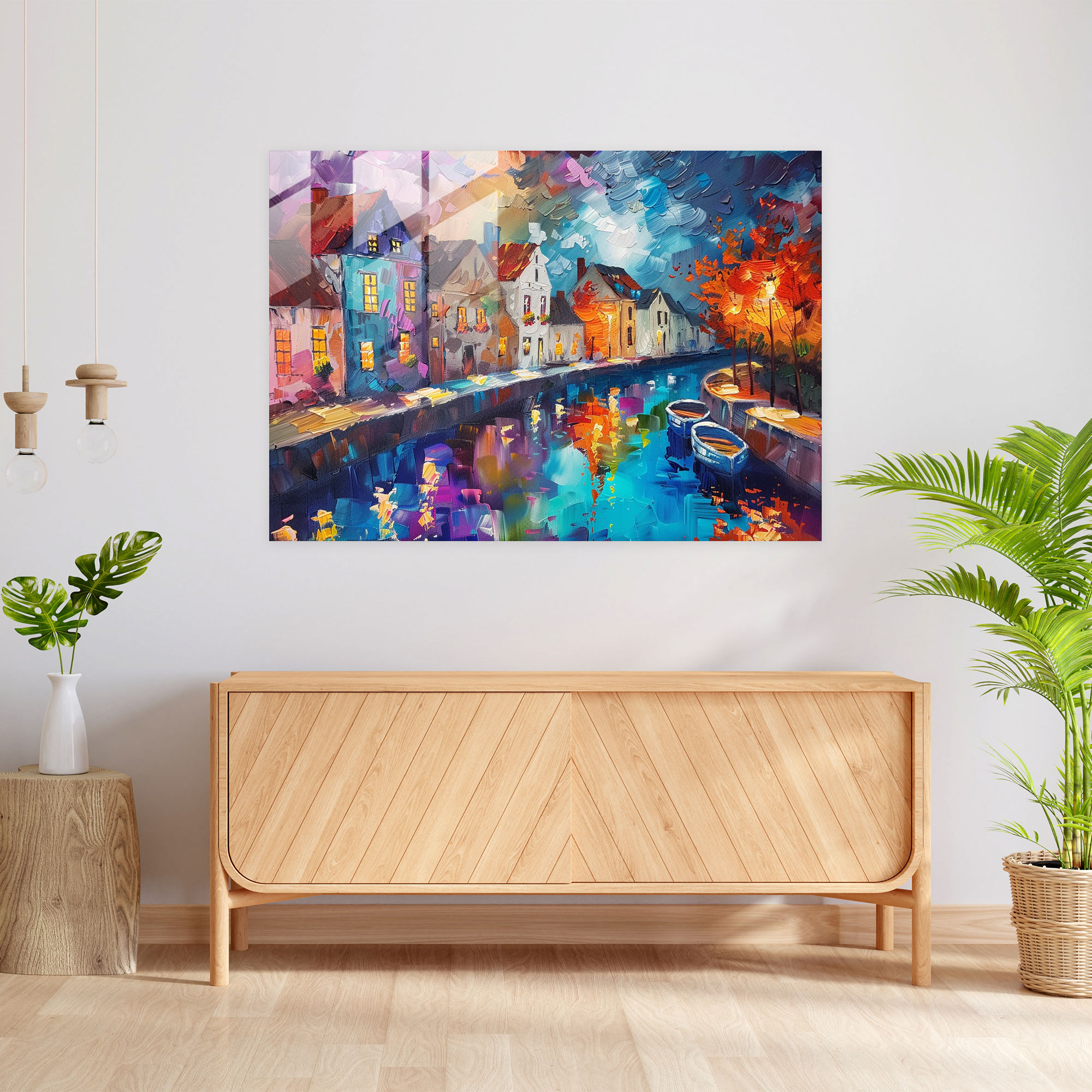 Leonid Afremov Glass Print Wall Decoration - Leonid Afremov, Wall Decoration, Leonid Afremov, Home Decoration
