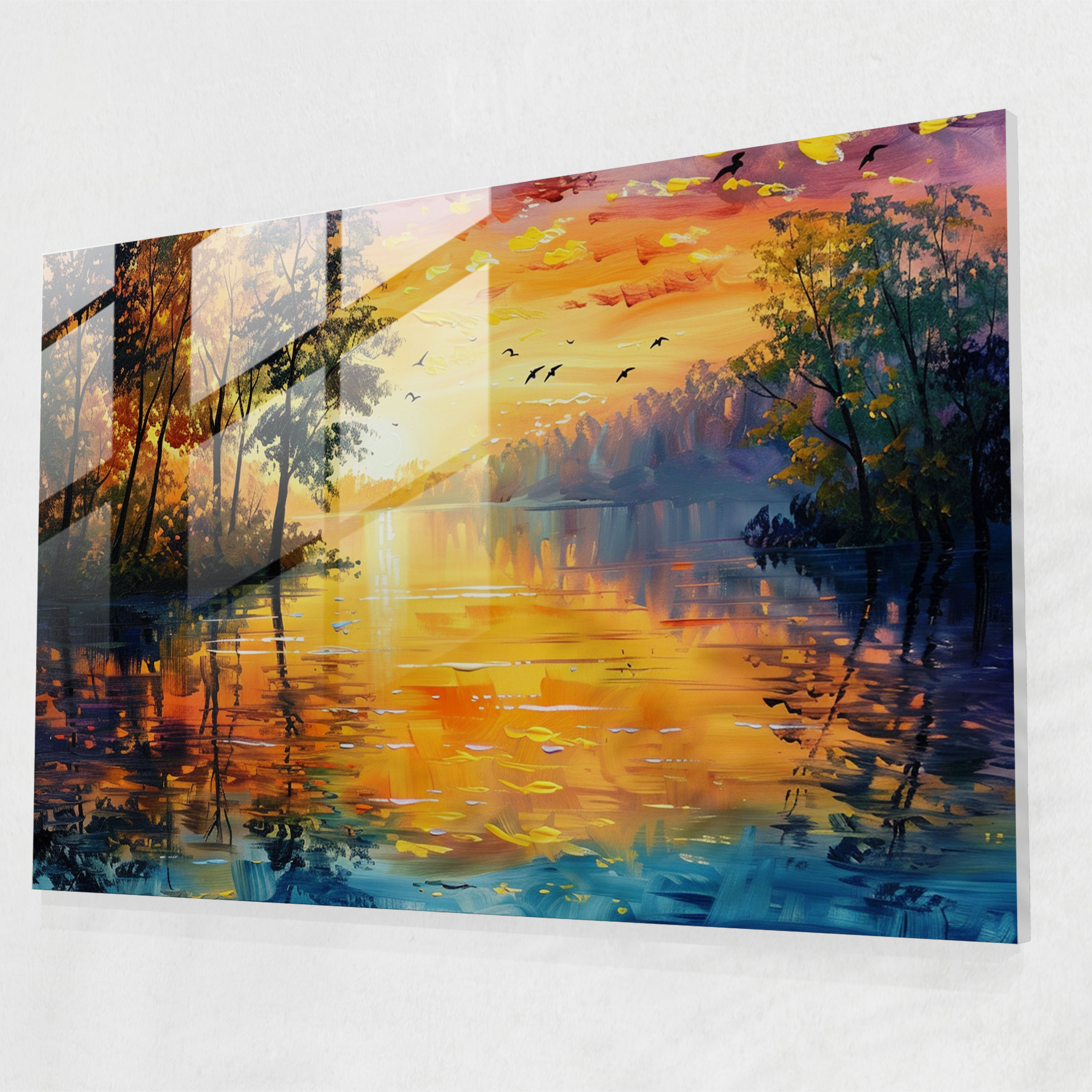 Leonid Afremov Glass Wall Art Home Decoration - Leonid Afremov, Glass Wall Art, Home Decoration, Glass Art