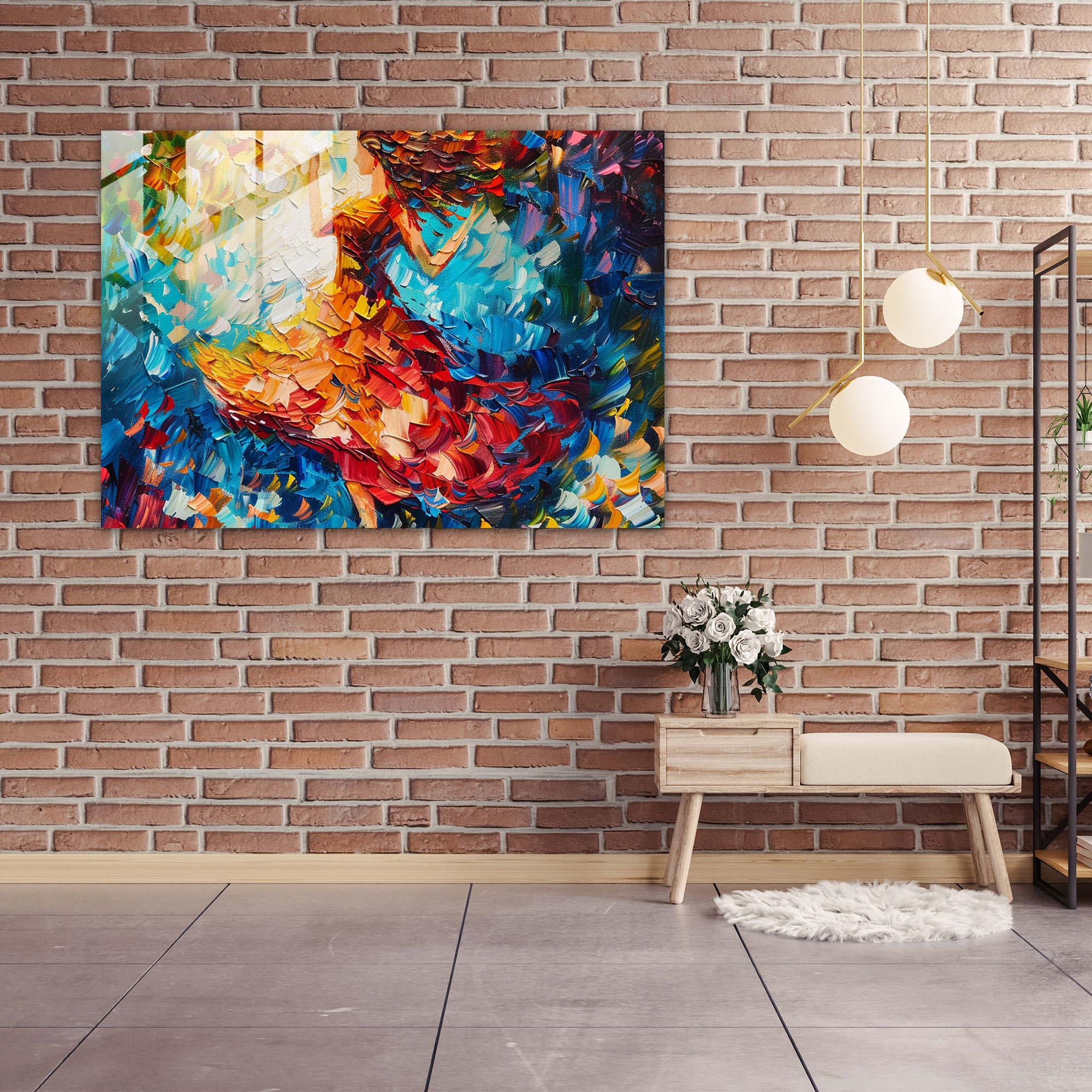 Leonid Afremov Glass Wall Art - Energetic Colors Home Decoration - Leonid Afremov, Glass Wall Art, Home Decoration, Glass Print