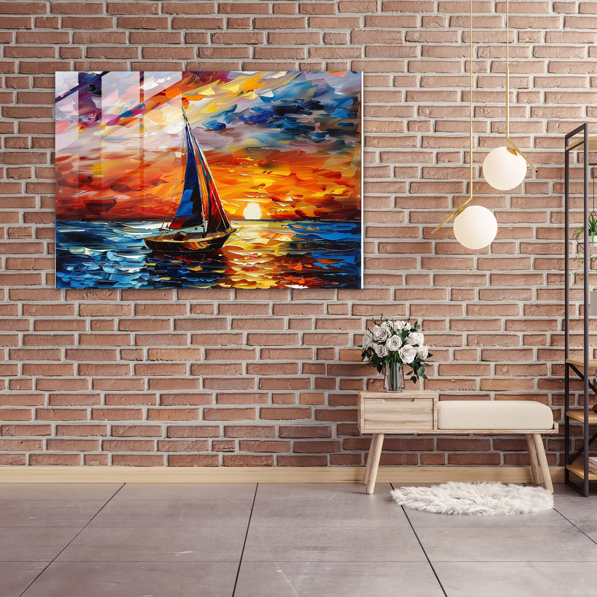 Leonid Afremov Glass Print - Whimsical Fantasy Glass Wall Art - Leonid Afremov, Wall Decoration, Fantasy, Leonid Afremov