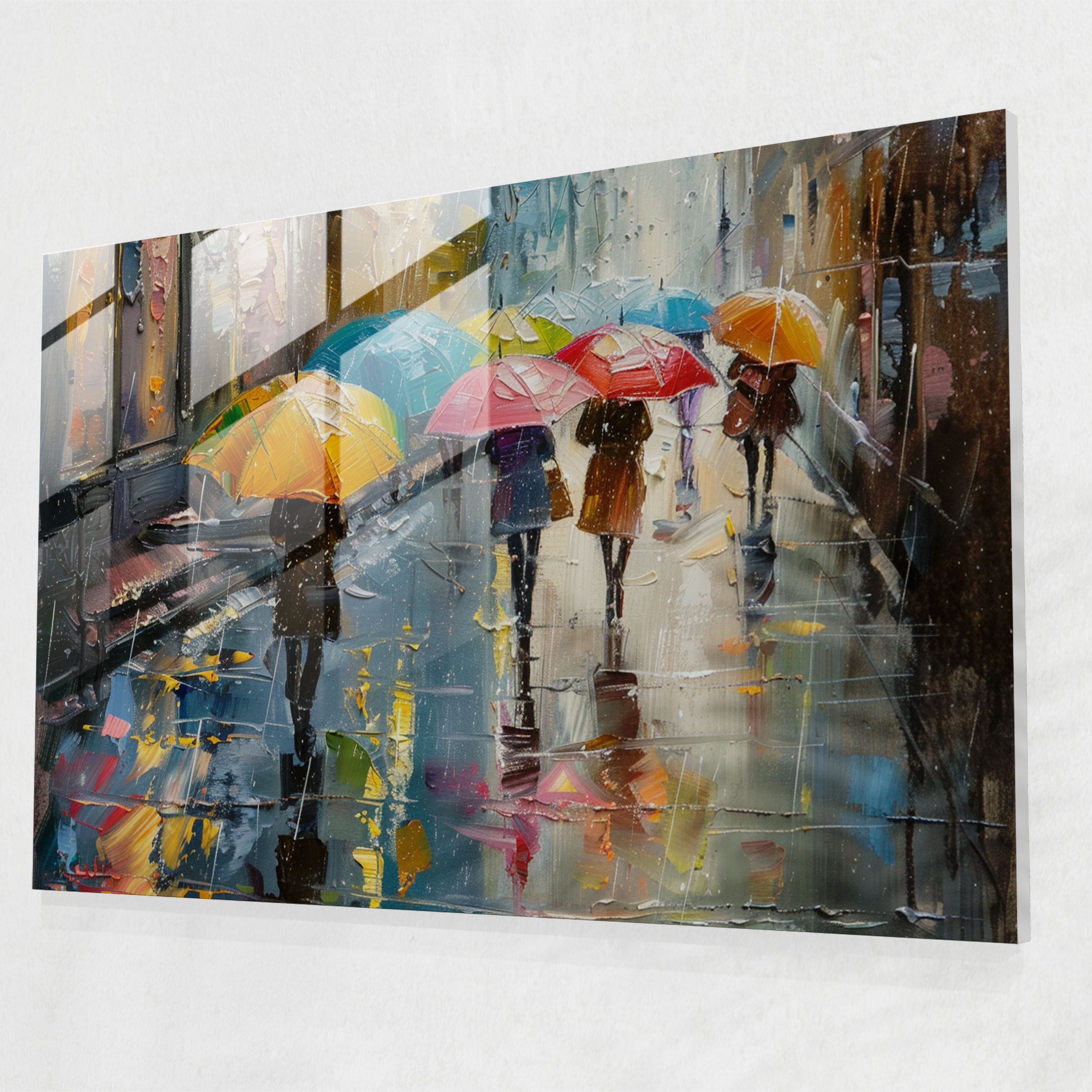 Leonid Afremov Home Decoration Glass Print - Leonid Afremov, Modern Art, Glass Art, Glass Wall Art