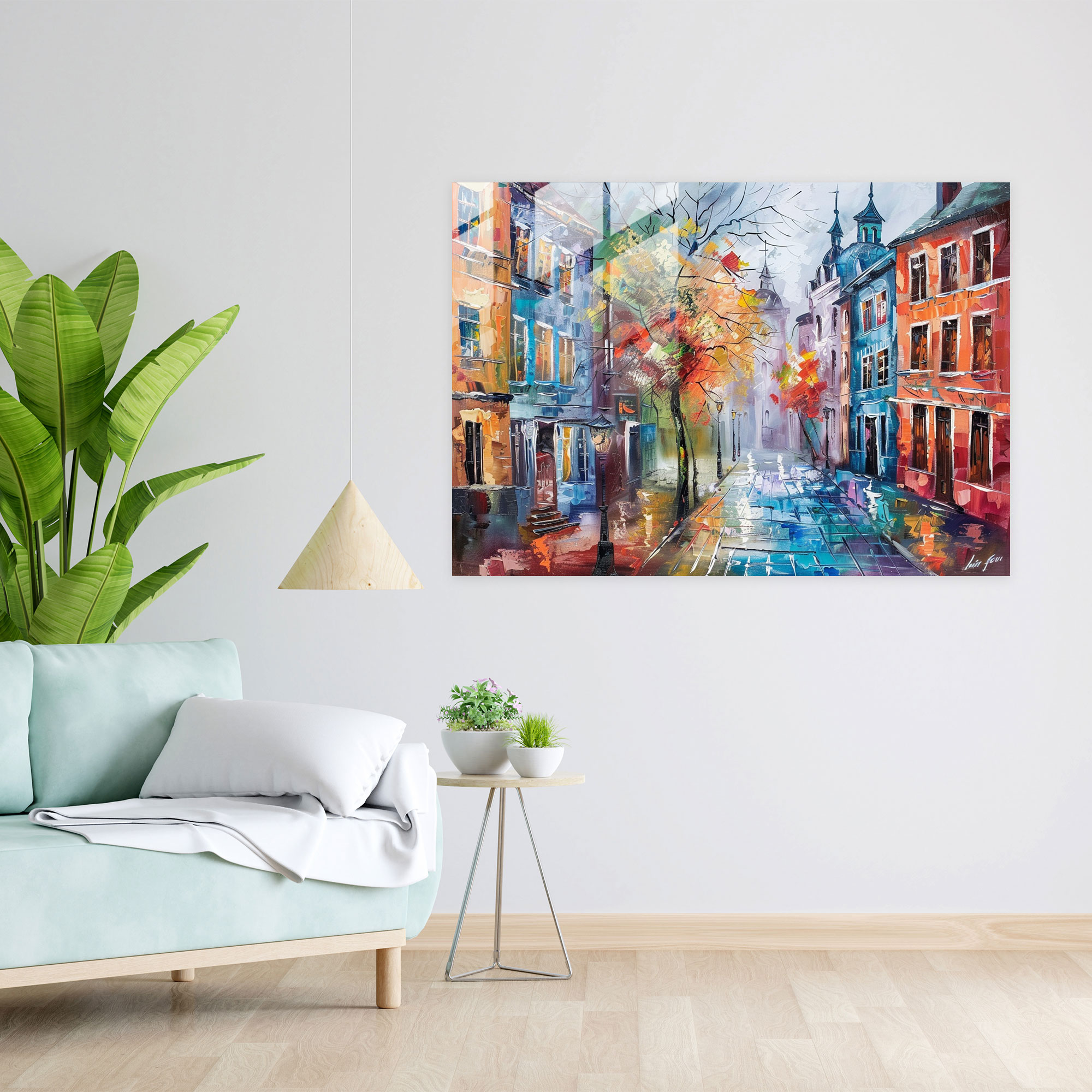 Leonid Afremov Glass Wall Art Decor - Leonid Afremov, Leonid Afremov, Modern Art, Glass Wall Art
