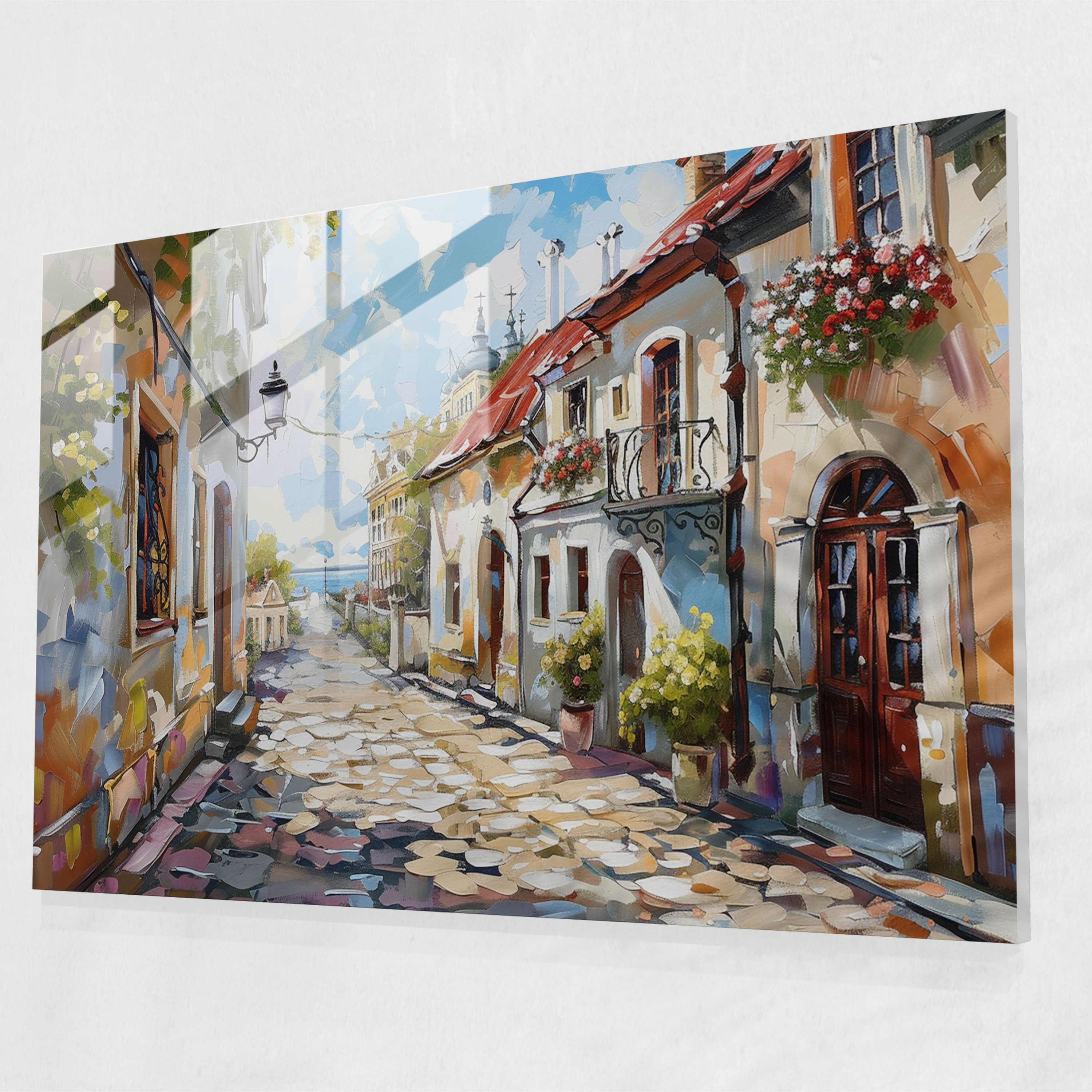 Leonid Afremov Modern Art Glass Print - Leonid Afremov, Modern Art, Home Decoration, Wall Decoration
