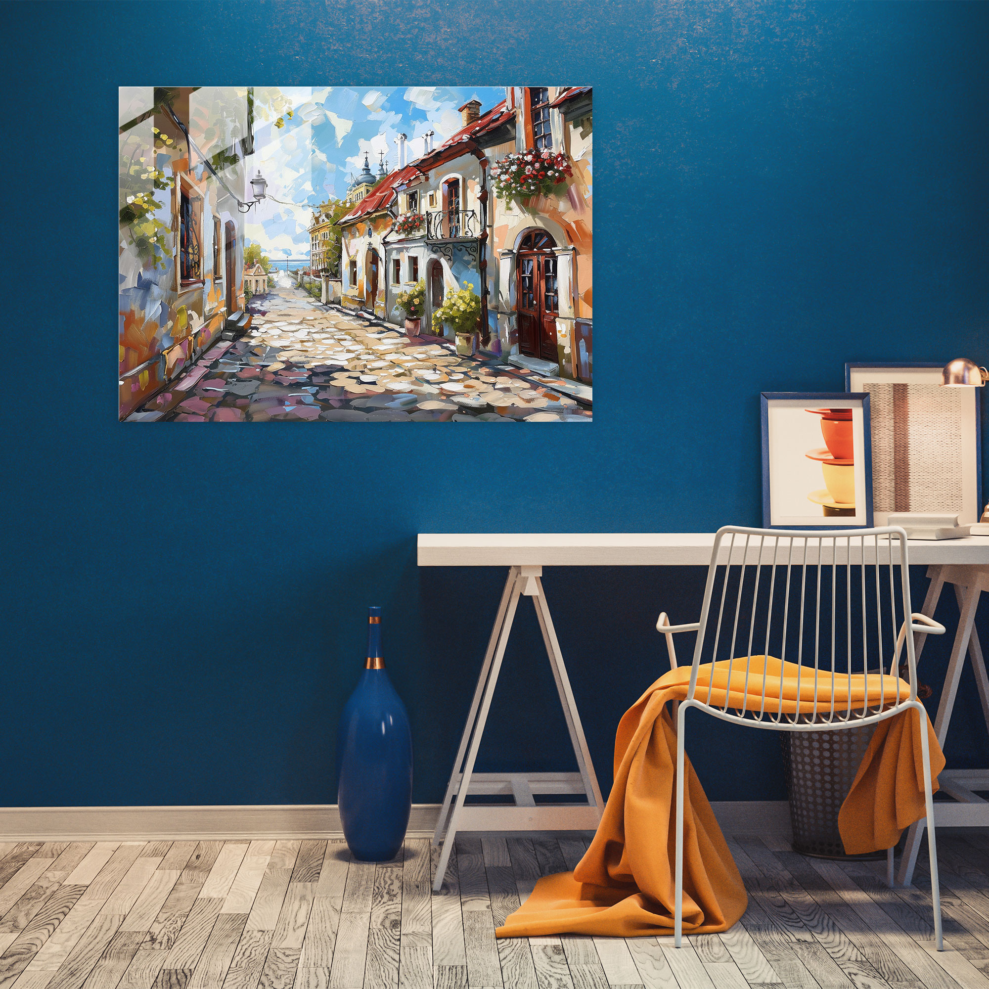Leonid Afremov Modern Art Glass Print - Leonid Afremov, Modern Art, Home Decoration, Wall Decoration