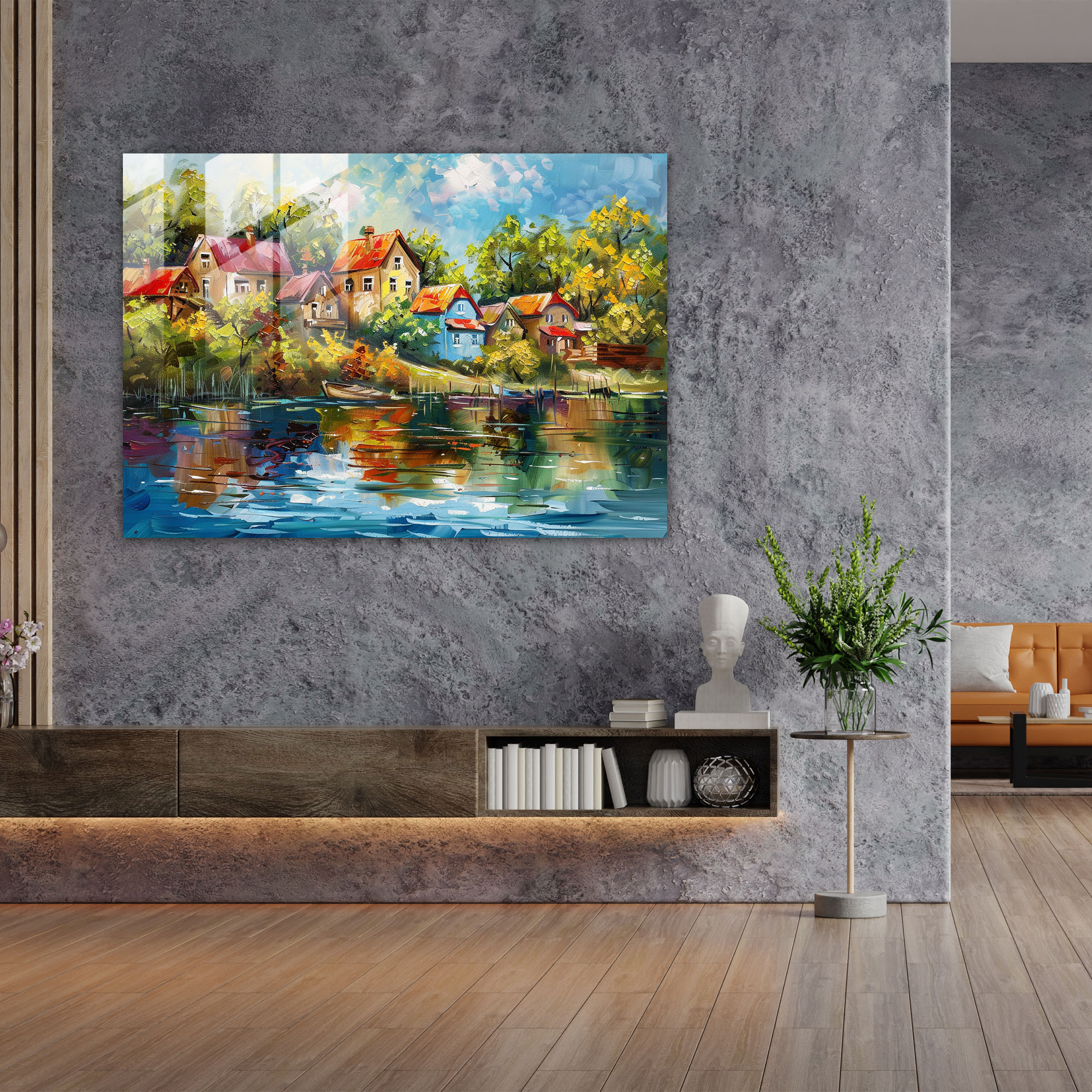 Leonid Afremov Glass Art Home Decoration - Leonid Afremov, Wall Decoration, Leonid Afremov, Modern Art