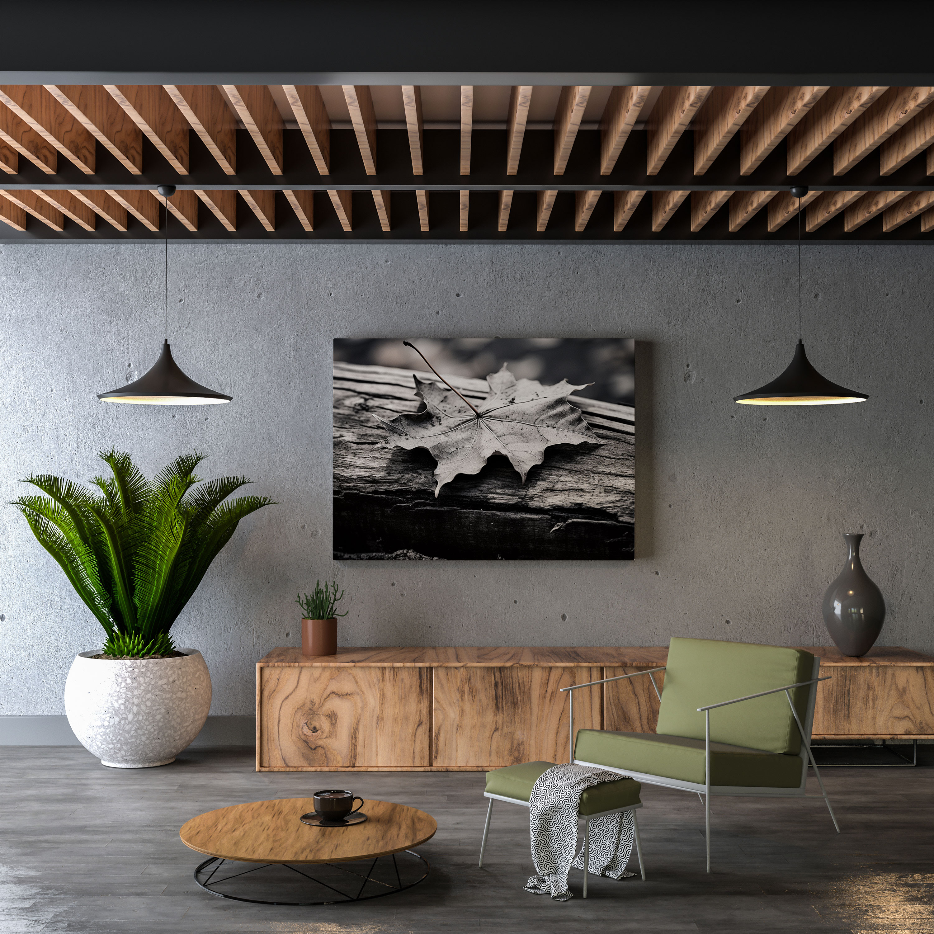 Leaves Canvas Print - Leaves, Home Decoration, Canvas, Canvas Wall Art
