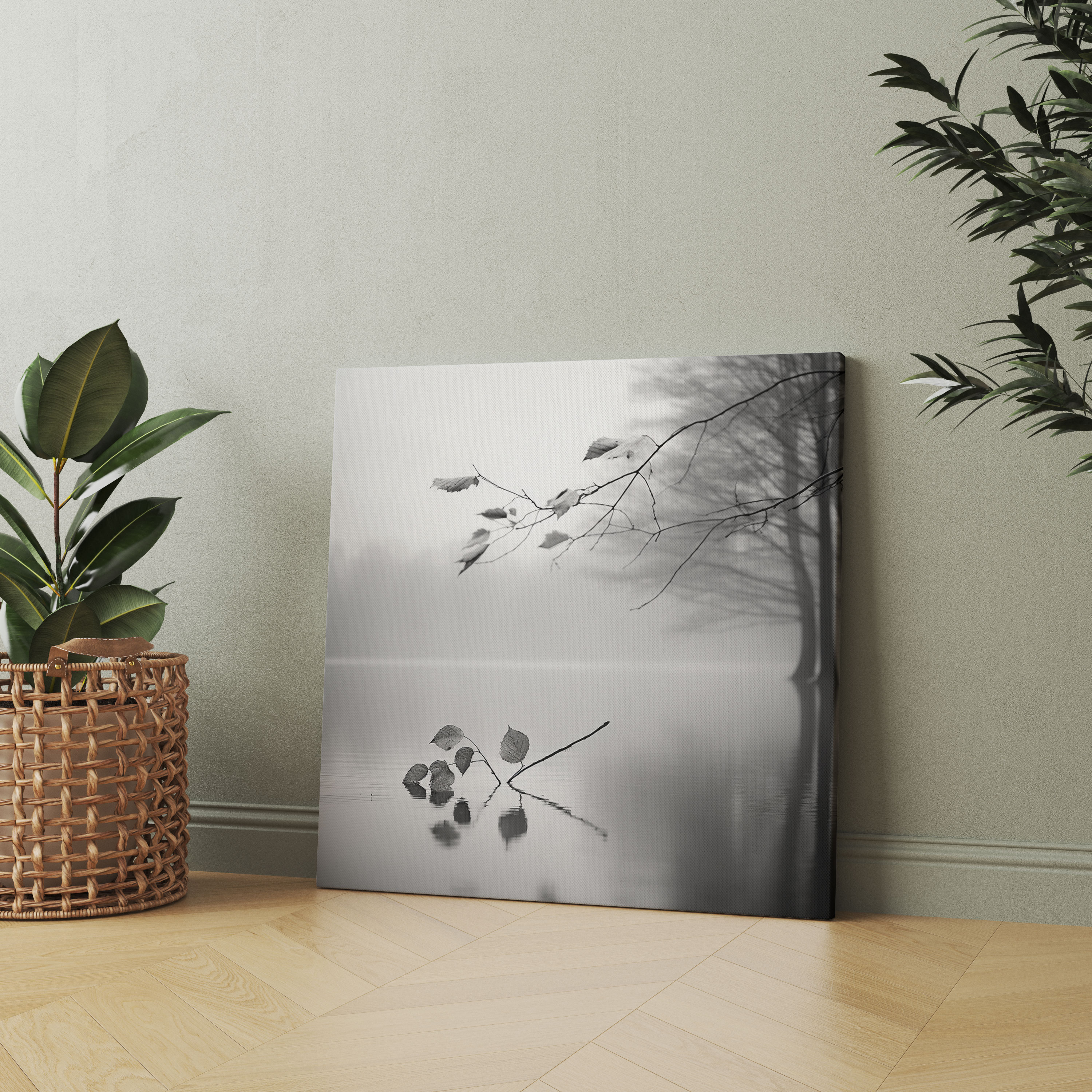 Leaves Canvas Print - Leaves, Wall Art, Tranquility, Canvas