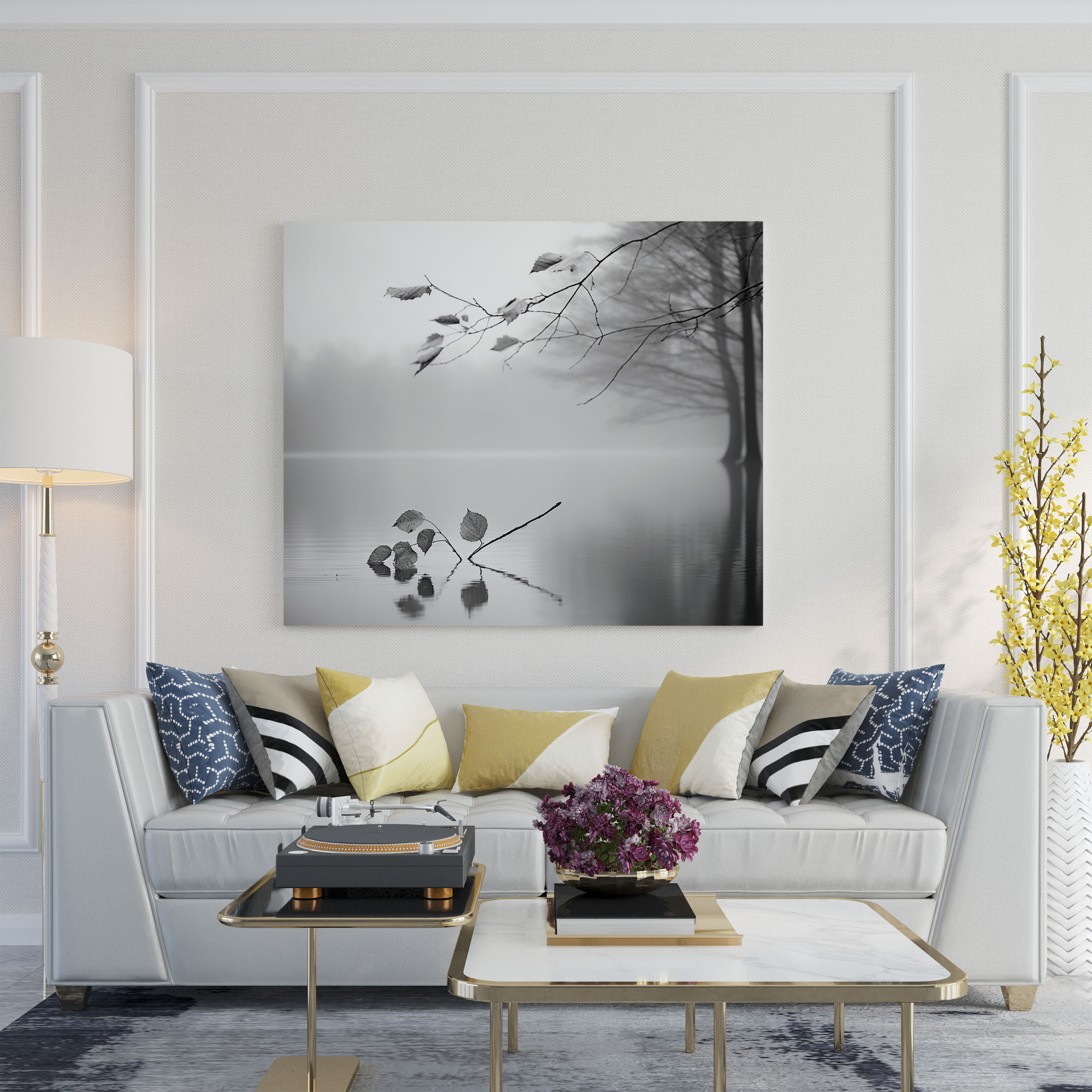 Leaves Canvas Print - Leaves, Wall Art, Tranquility, Canvas