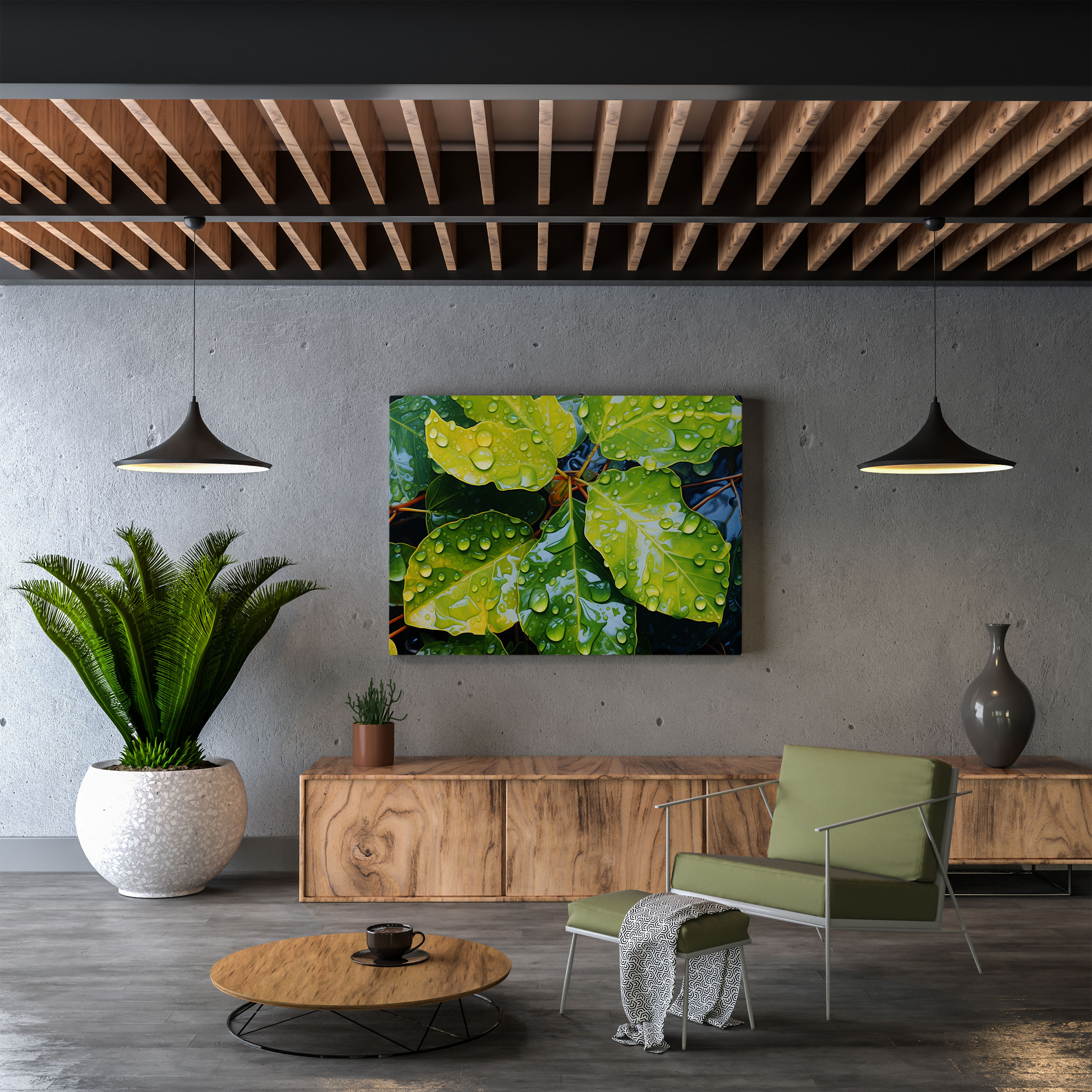 Leaves Canvas Print - Leaves, Canvas Print, Canvas, Wall Decoration