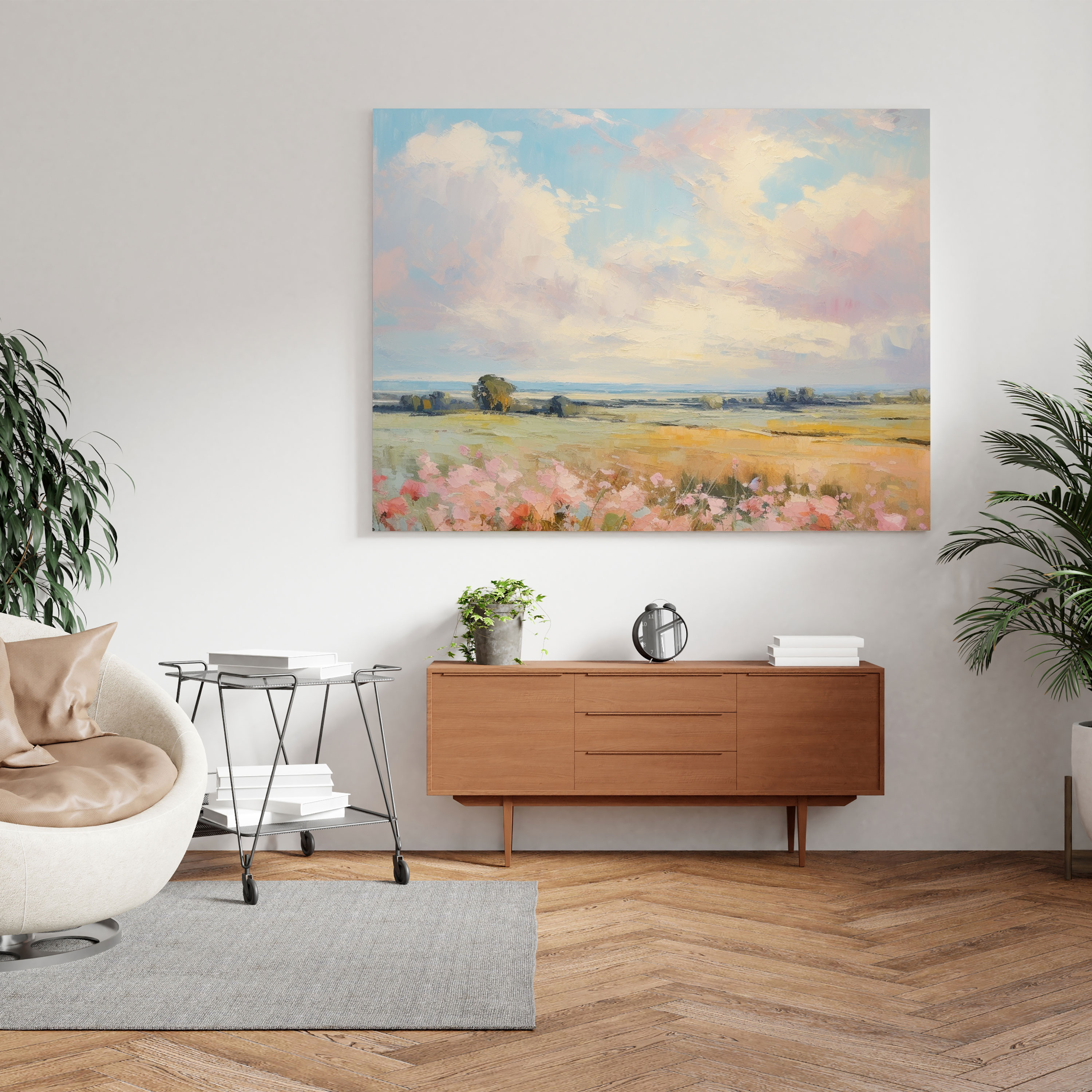 Lenticular Wall Art - Serene Countryside - Lenticular, Home Decoration, Lenticular, Countryside Landscape