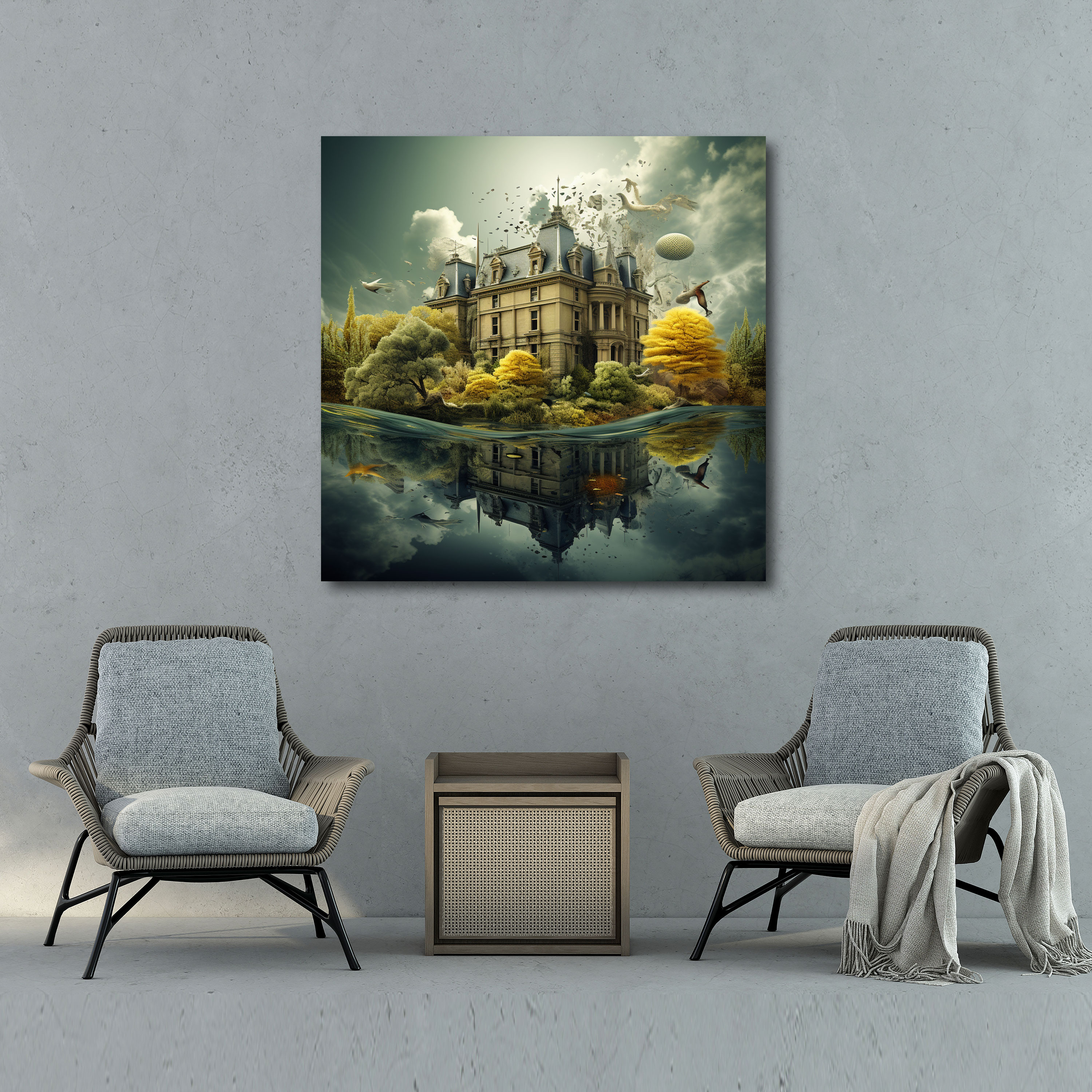 Lenticular Canvas Print - Dreamlike Fusion - Lenticular, Canvas Wall Art, Canvas Print, Lenticular