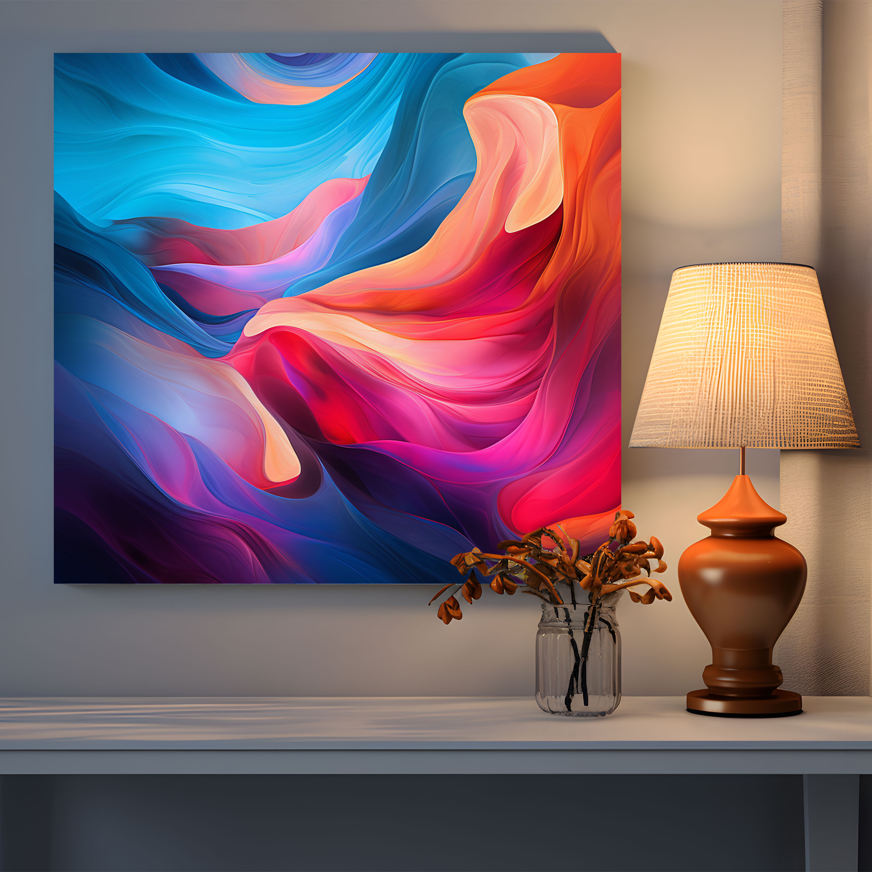 Lenticular Wall Art: Colorful Fusion - Lenticular, Wall Art, Home Decoration, Lenticular