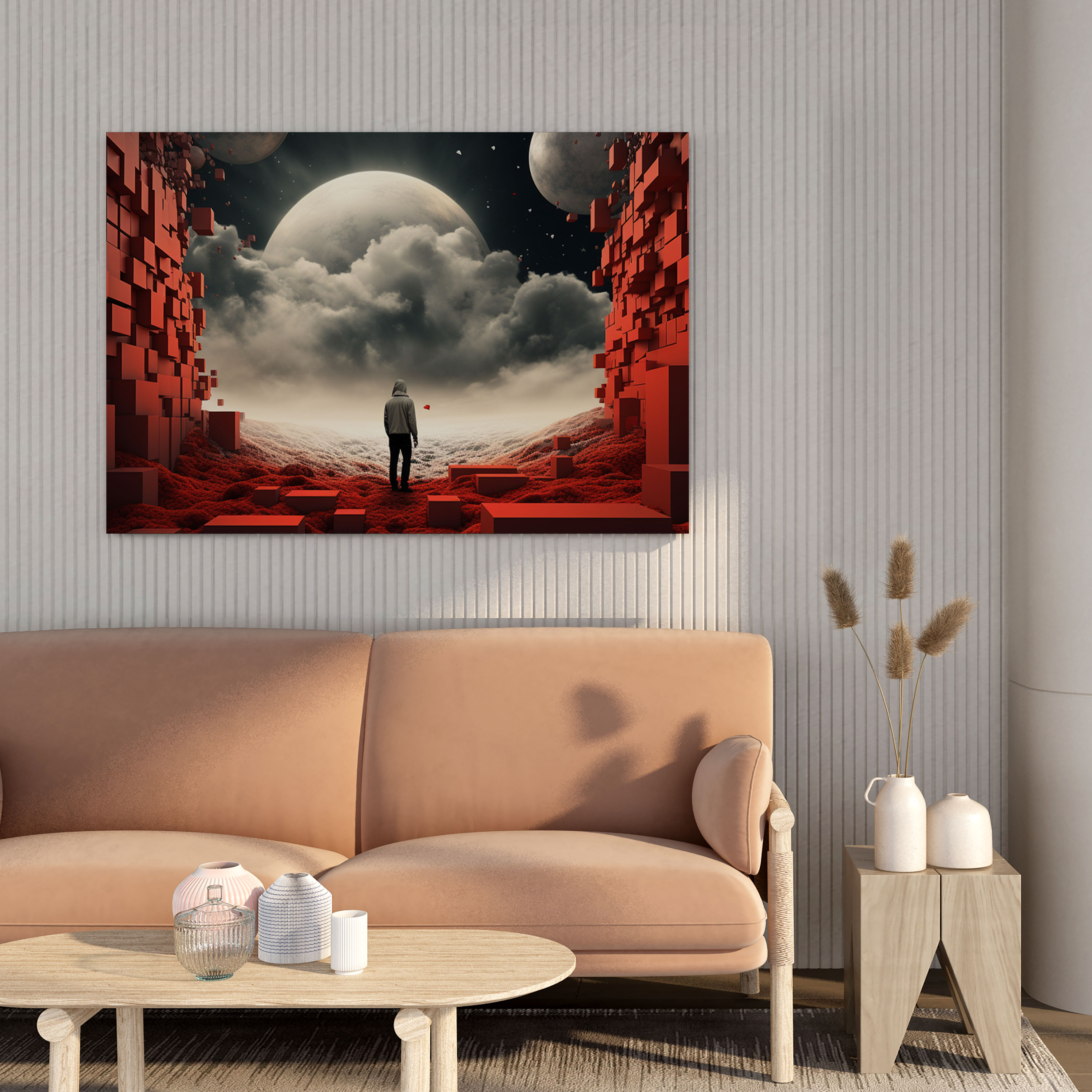 Lenticular Canvas Print: Dreamlike Composition - Lenticular, Wall Decoration, Wall Art, Home Decoration