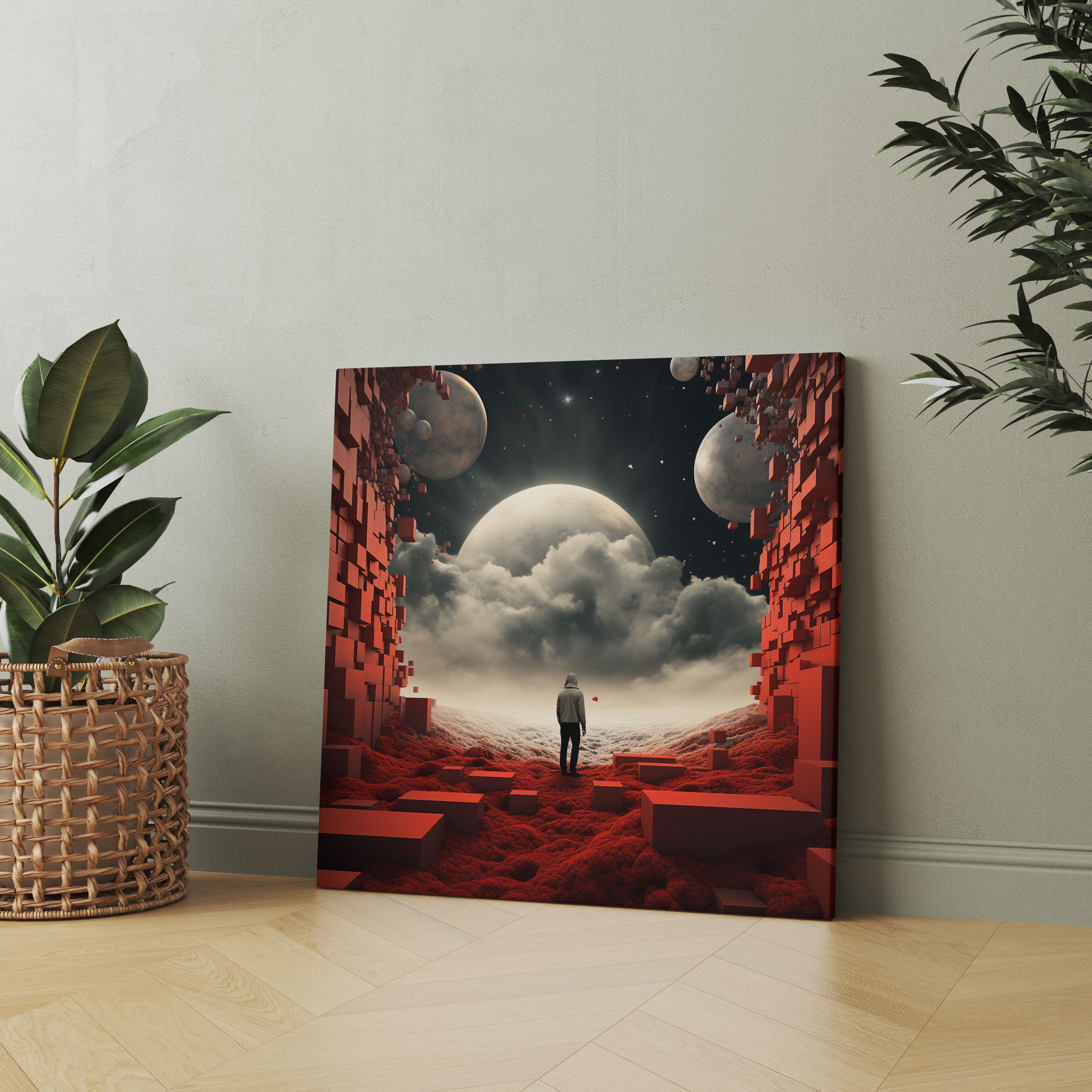 Lenticular Canvas Print: Dreamlike Composition - Lenticular, Wall Decoration, Wall Art, Home Decoration
