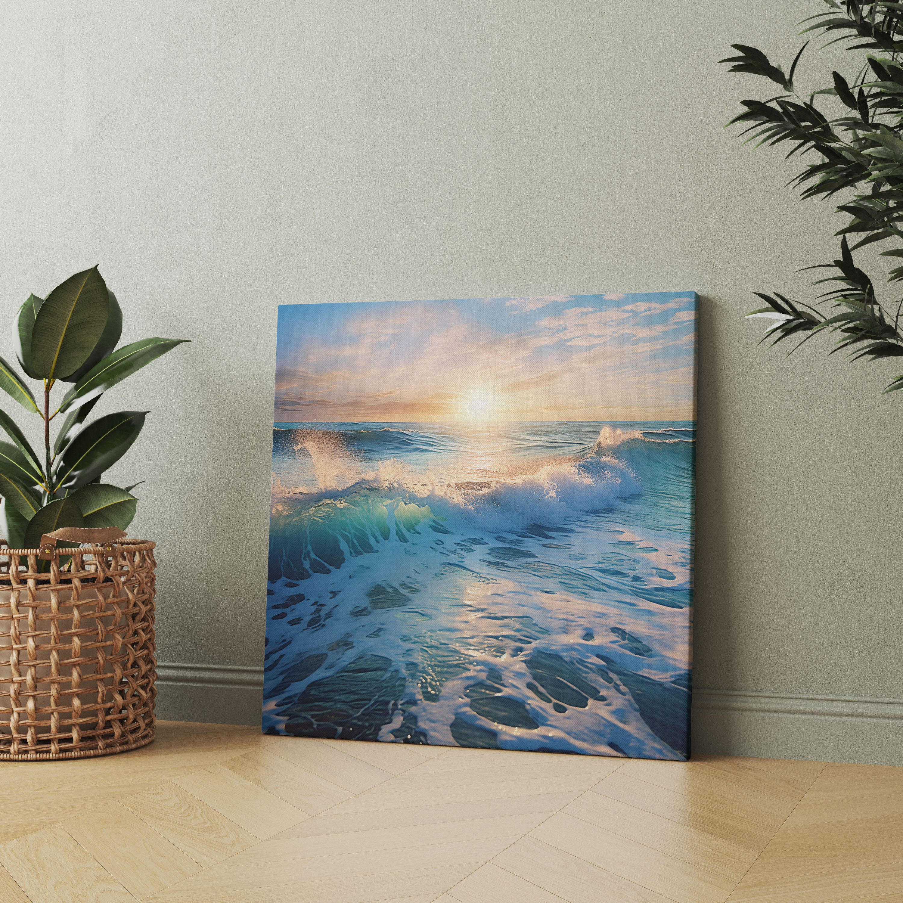 Lenticular Ocean Wall Art - Lenticular, Wall Art, Shore, Calm Waves