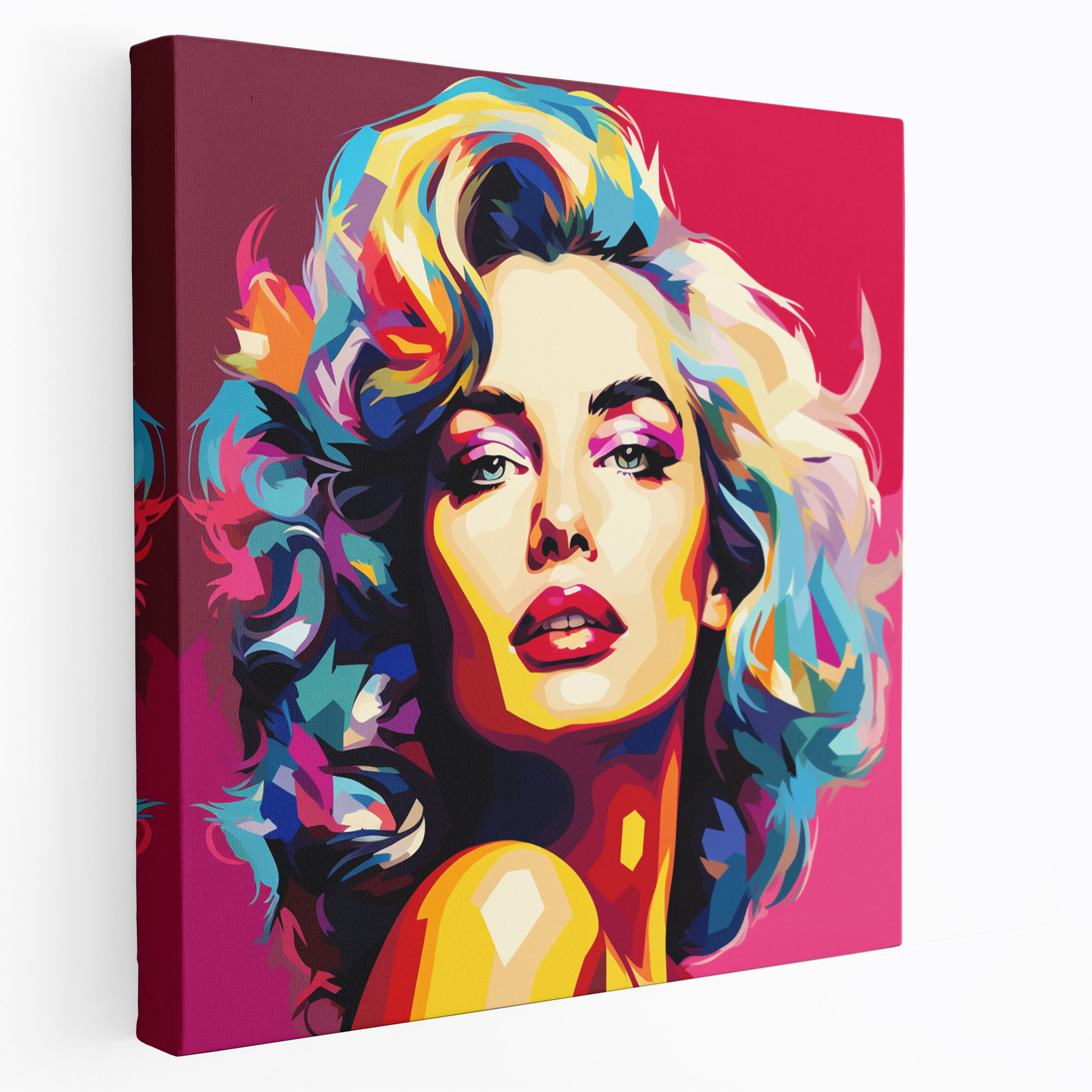 Lenticular Pop Art Icon Canvas Print - Lenticular, Colorful, Lenticular, Famous Icon