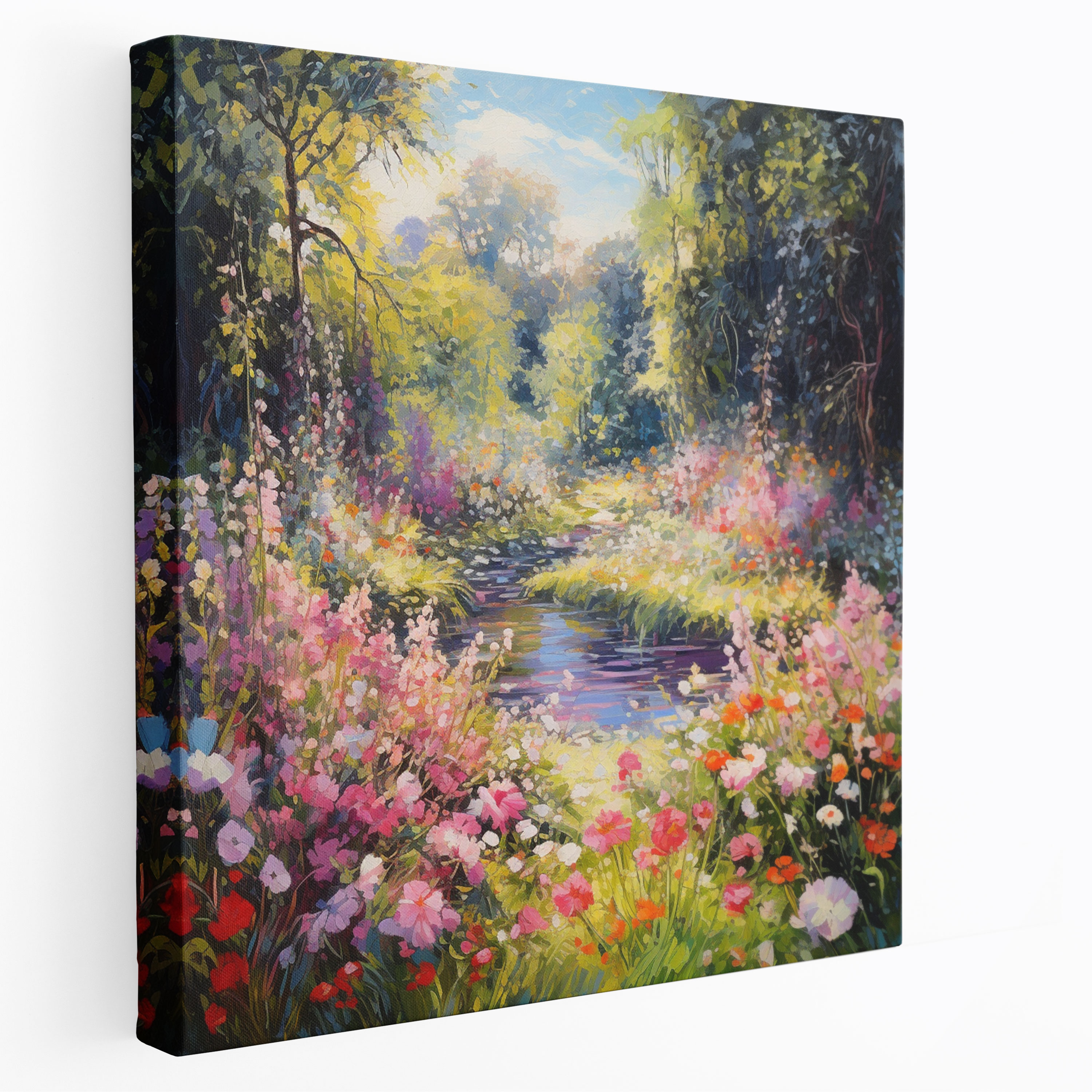 Lenticular Impressionist Garden Canvas Print - Lenticular, Canvas, Wall Art, Dreamy Scene