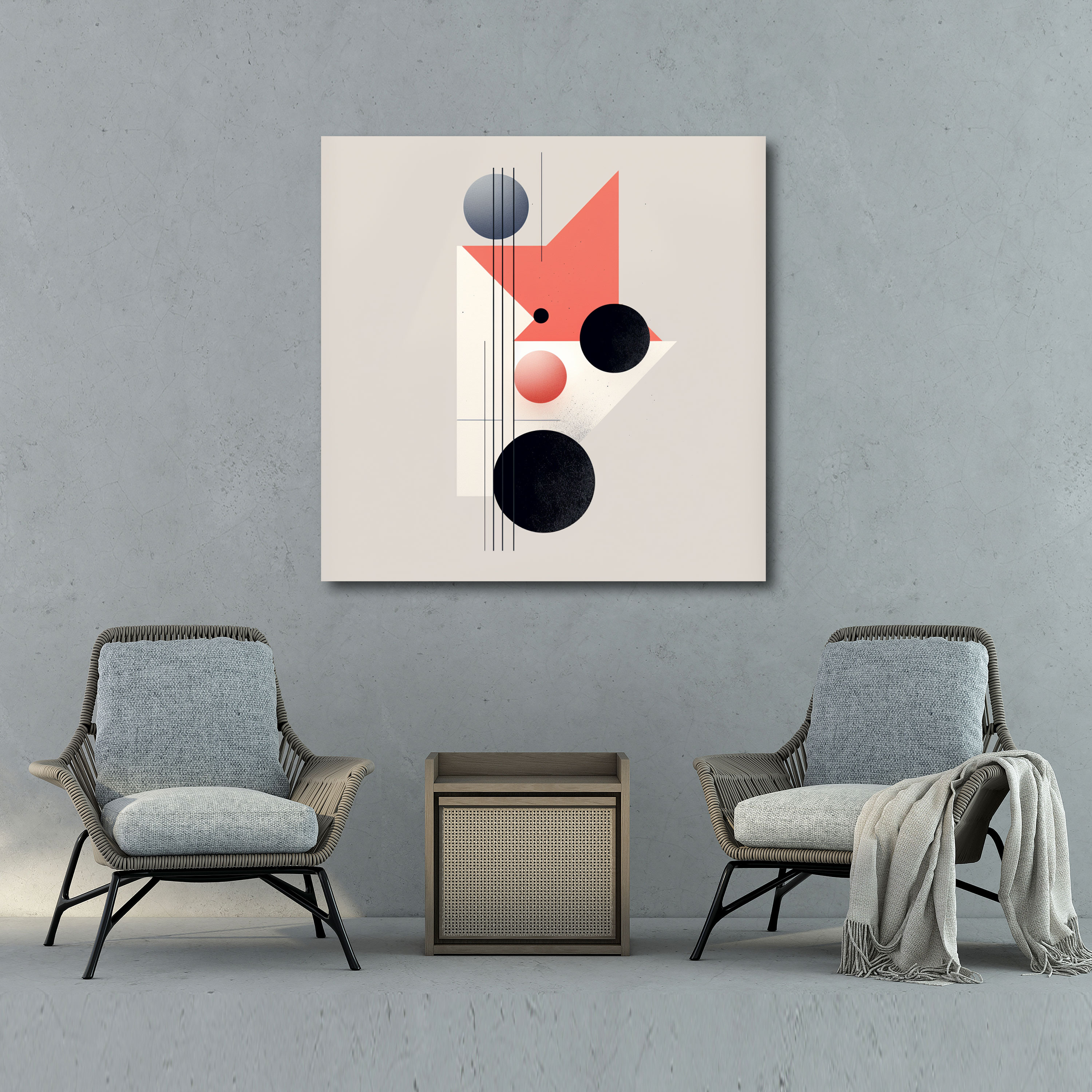 Lenticular Minimalist Geometric Canvas Print - Lenticular, Canvas Print, Wall Art, Canvas Wall Art