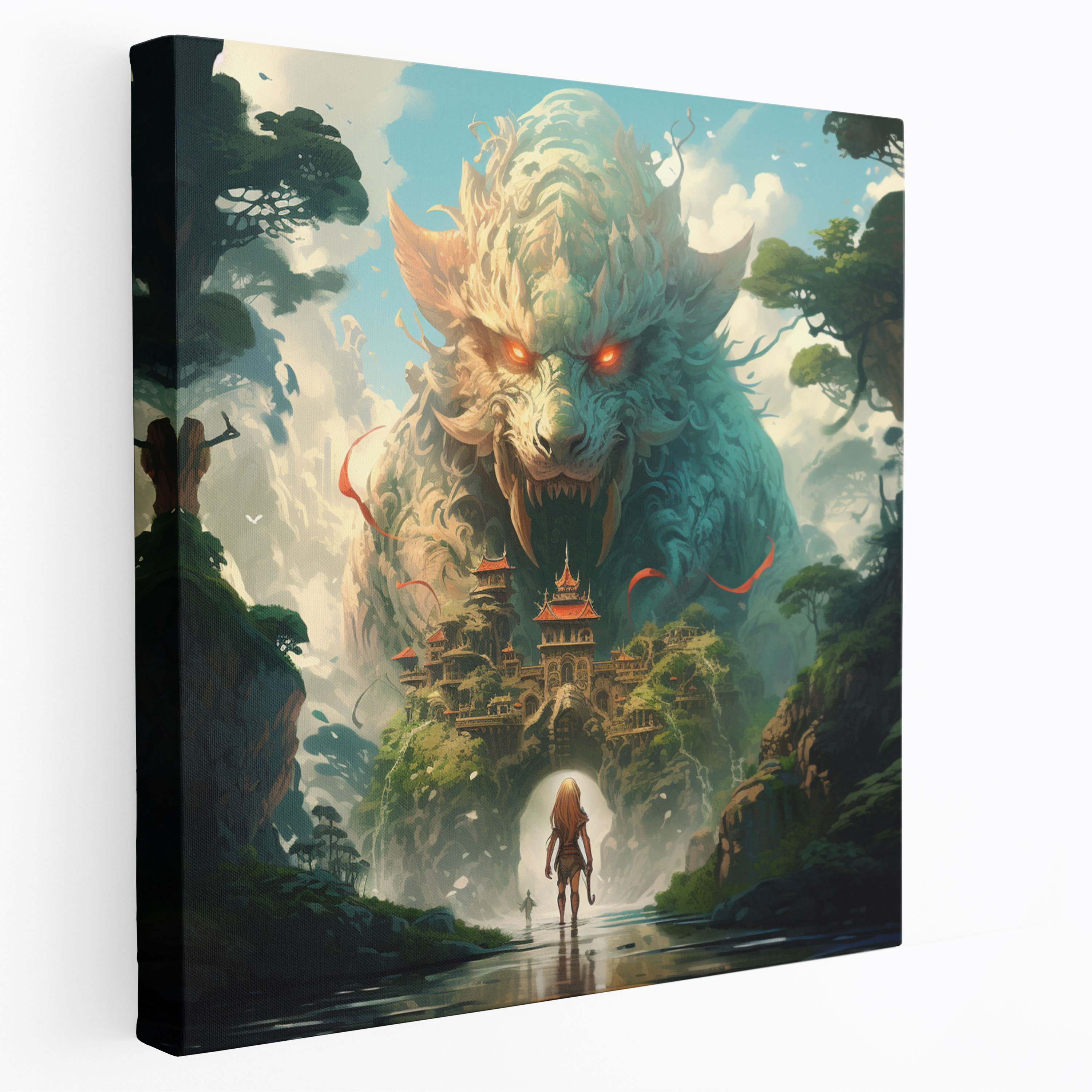 Lenticular Fantasy World Canvas Print - Lenticular, Fantasy Illustration, Enchanting World, Wall Art