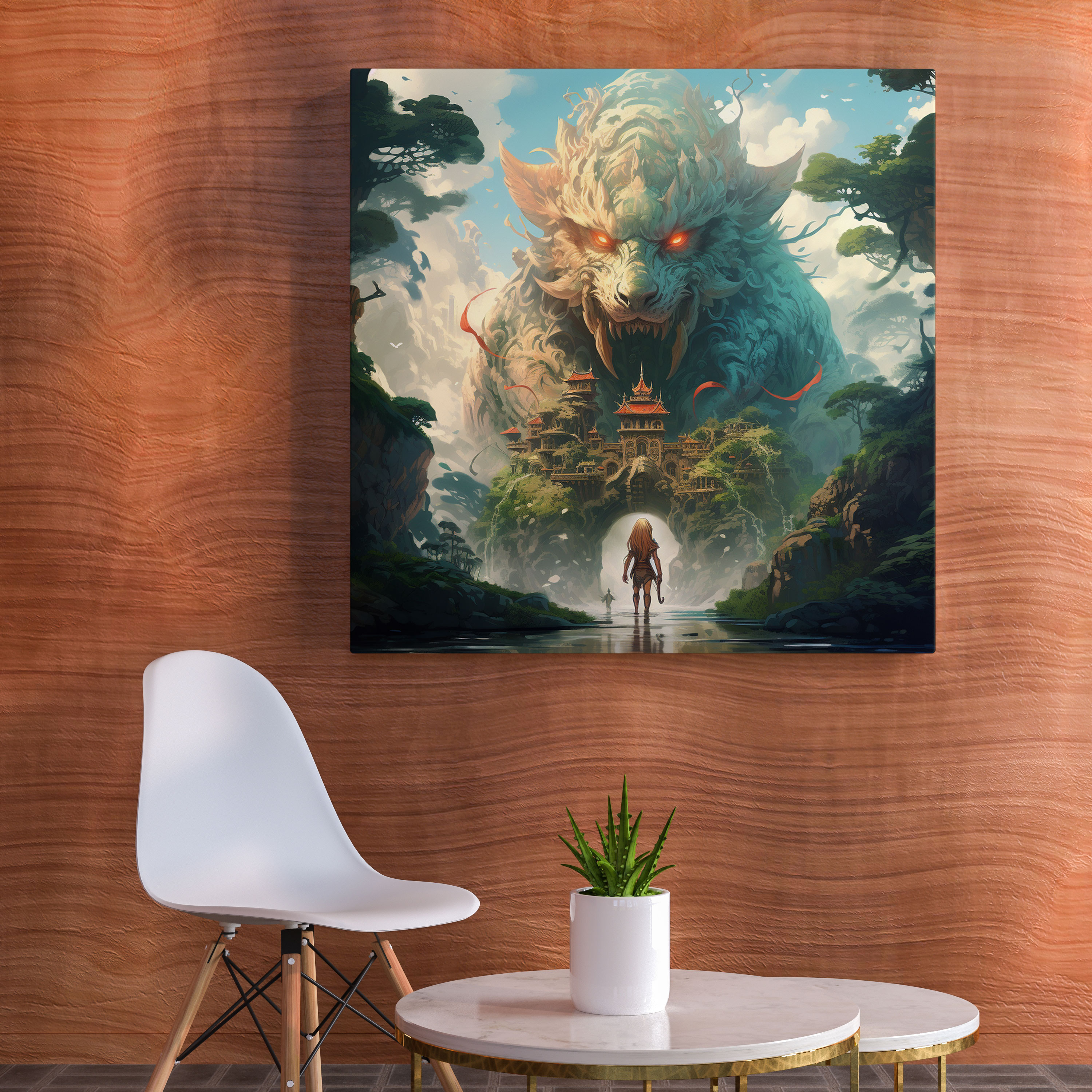 Lenticular Fantasy World Canvas Print - Lenticular, Fantasy Illustration, Enchanting World, Wall Art