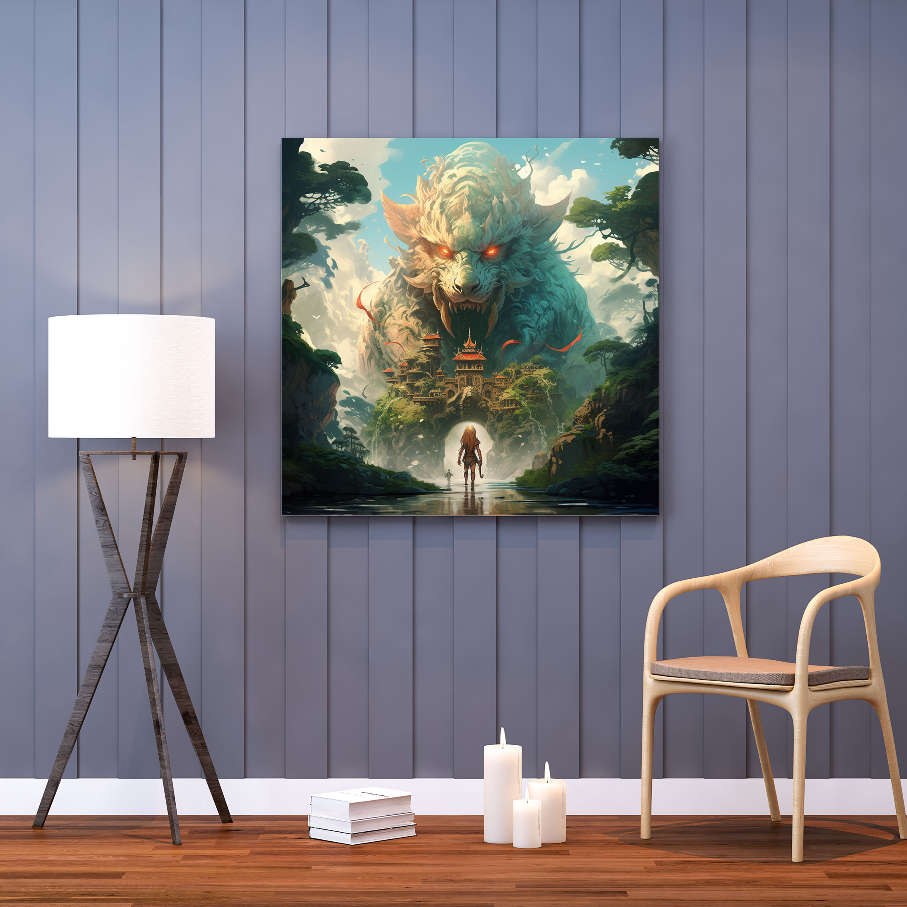 Lenticular Fantasy World Canvas Print - Lenticular, Fantasy Illustration, Enchanting World, Wall Art