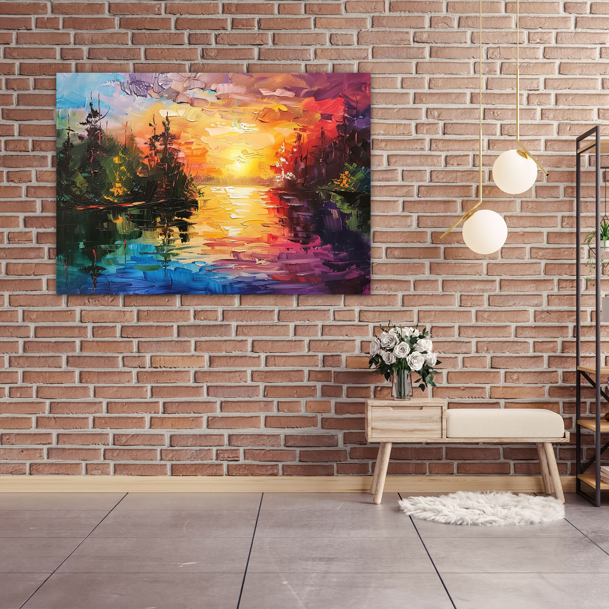 Leonid Afremov Style Wall Decoration - Leonid Afremov, Wall Art, Canvas, Wall Decoration